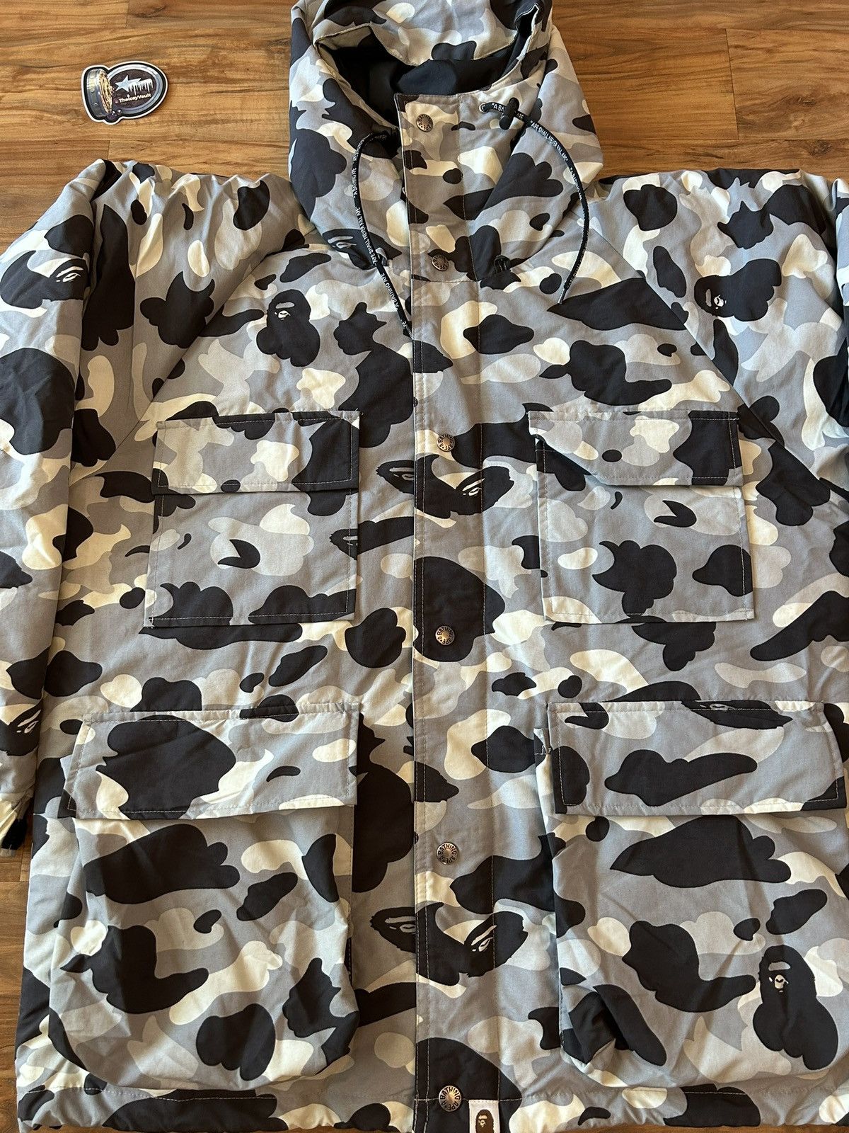 Bape OG Bape Snow Camo Snowboard Jacket Size US L / EU 52-54 / 3 - 4 Thumbnail