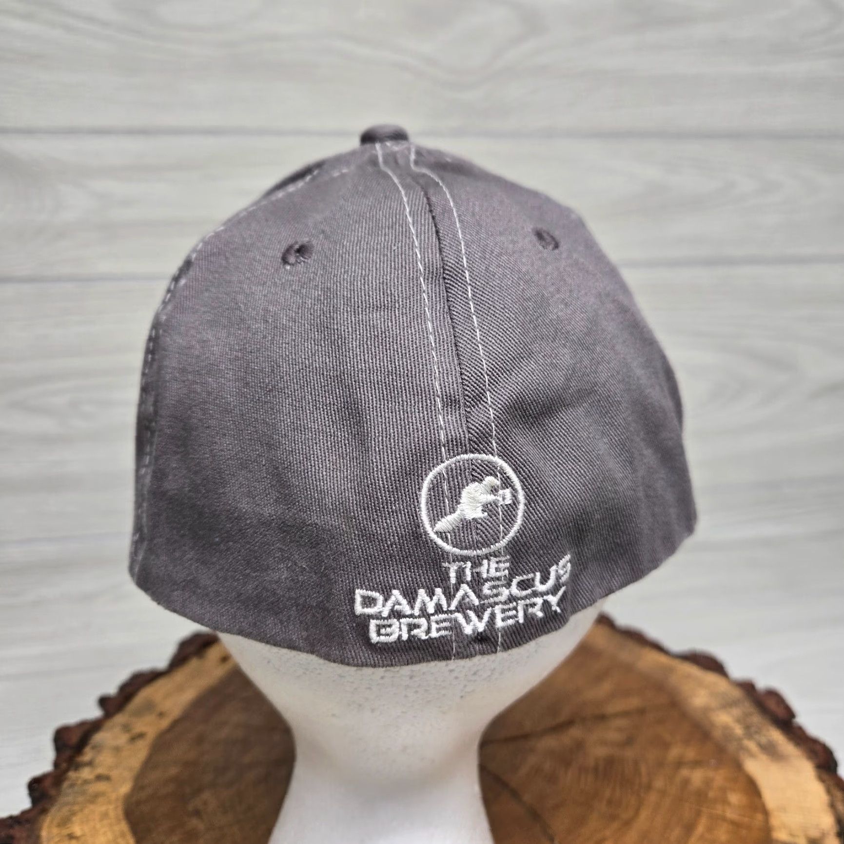 Vintage VINTAGE Brewery Branding Company Hat Unisex XL Gray Twill Adjustable Baseball Cap Beer Theme Mens Size ONE SIZE - 4 Thumbnail