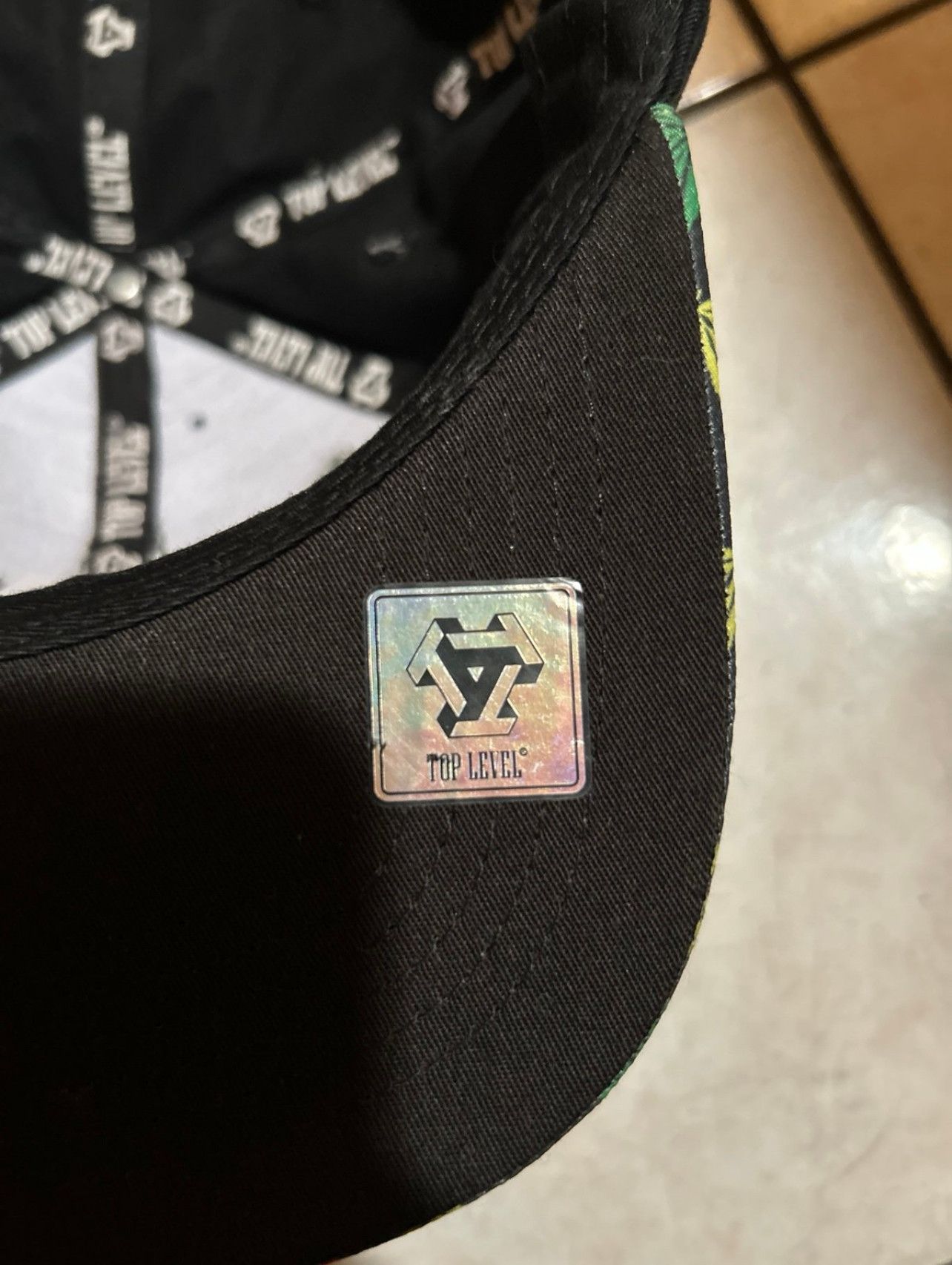 Other Top Level Marijauna Snapback Adjustable 100% Cotton Cap Hat Size ONE SIZE - 3 Thumbnail