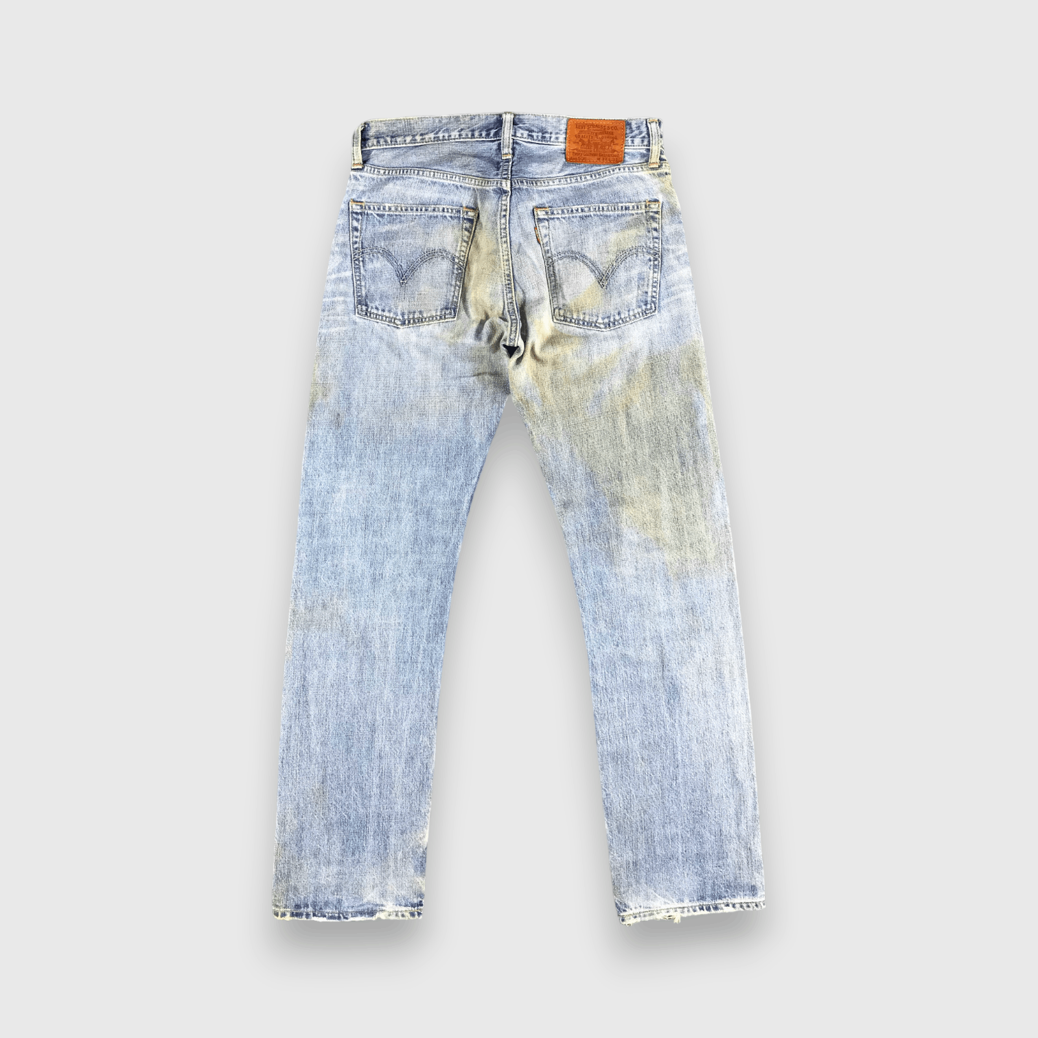 Levi's Vintage 90s Light Wash Levis 506 Jeans-J1917 Size US 32 / EU 48 - 2 Thumbnail