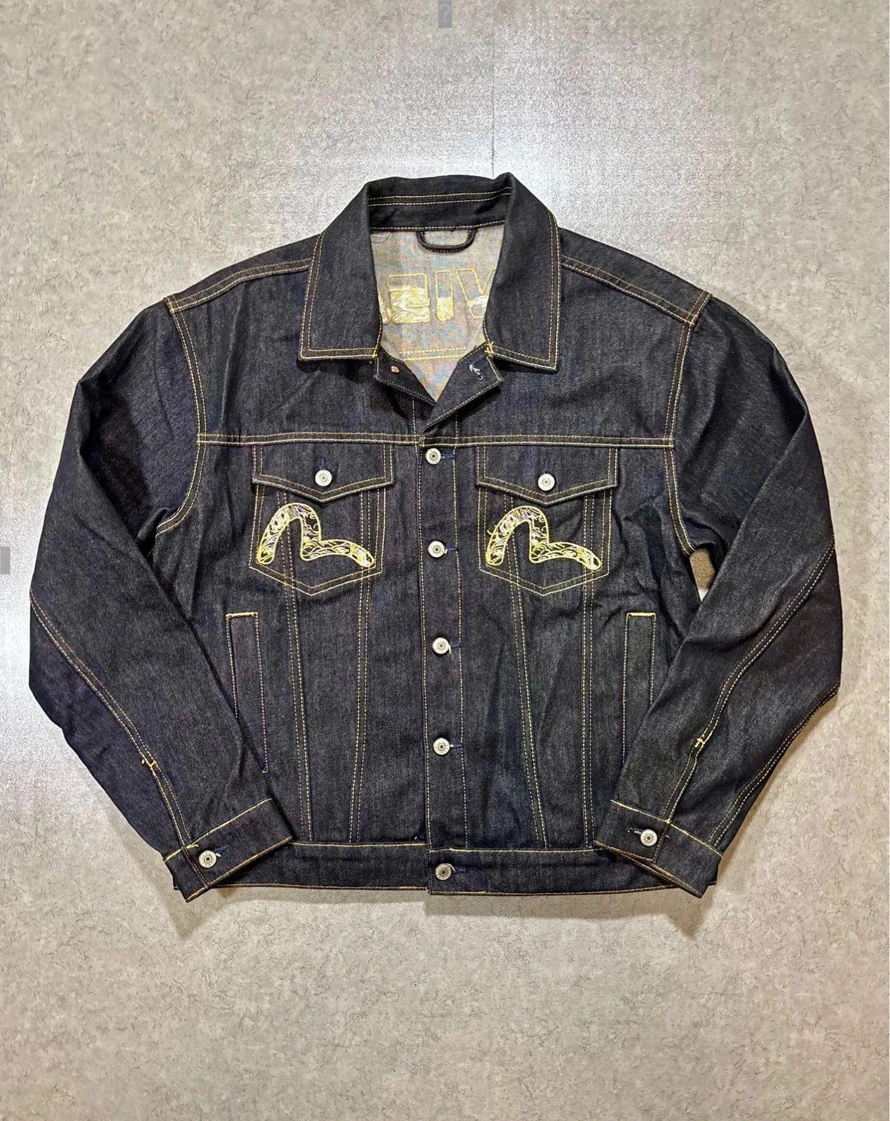 Japanese Brand Evisu denim jacket fish and Buddha Size US M / EU 48-50 / 2 - 2 Thumbnail
