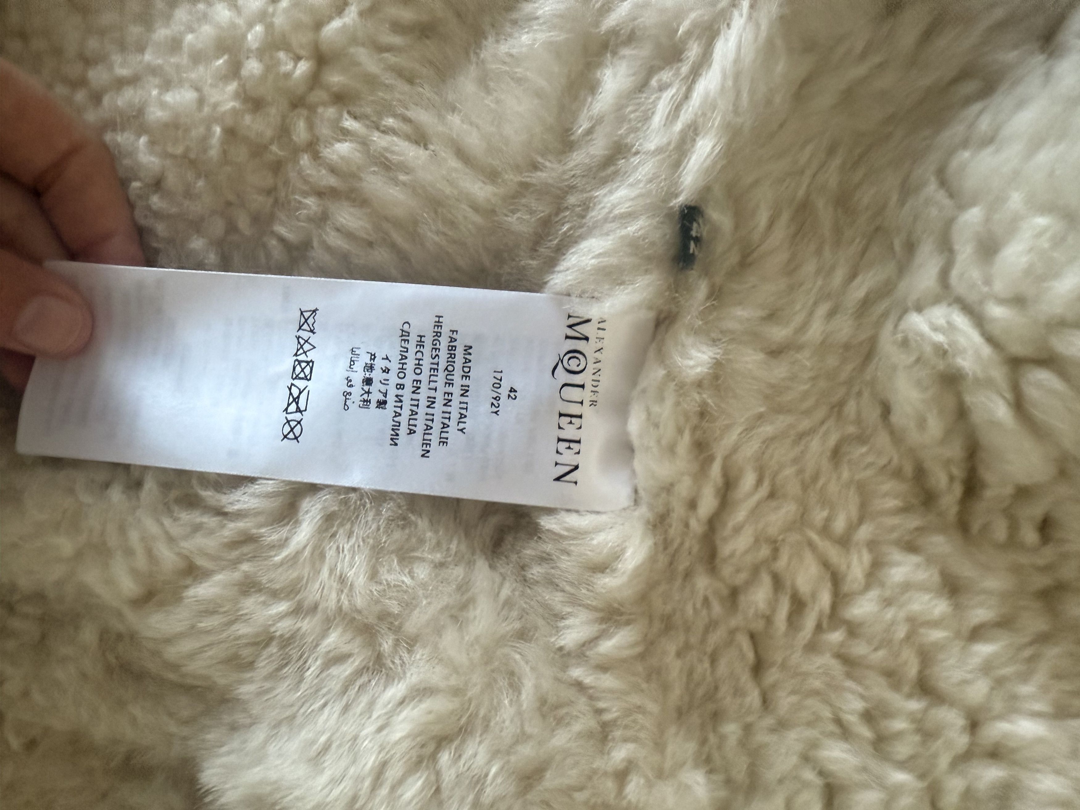 Alexander McQueen Alexander McQueen Denim Shearling- Embroidered Jacket Size M / US 6-8 / IT 42-44 - 3 Thumbnail