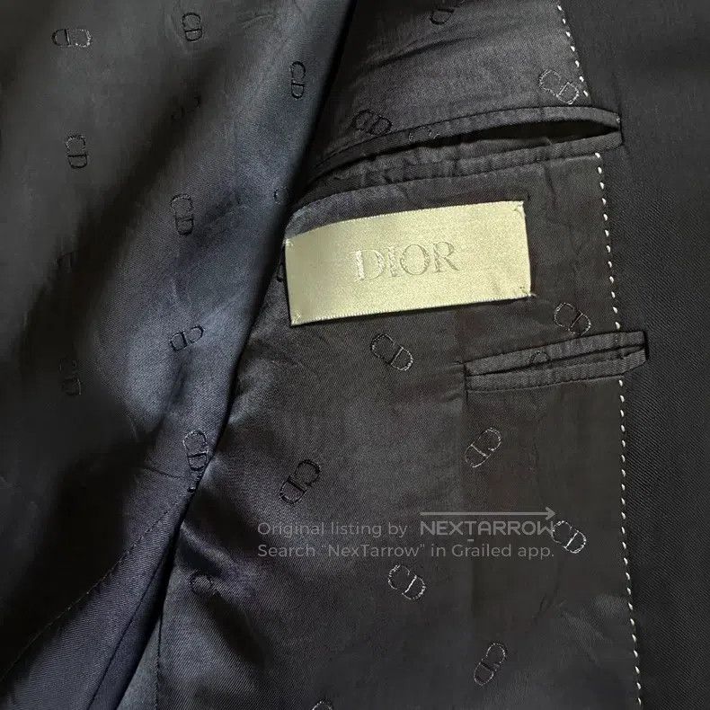 Dior Dior Dark blue cashmere suit set Size 50R - 5 Thumbnail