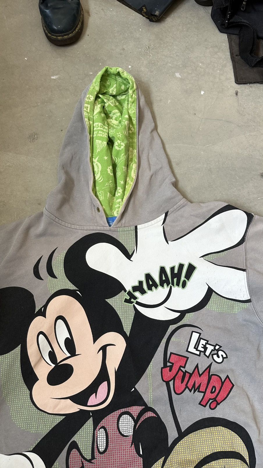 Disney VINTAGE DISNEY MICKEY HOODIE Size US L / EU 52-54 / 3 - 6 Thumbnail