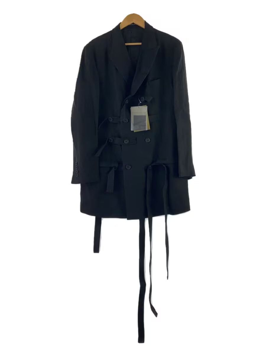 Yohji Yamamoto yohji yamamoto POUR HOMME Linen/Black/Jacket Size US L / EU 52-54 / 3 - 1 Thumbnail