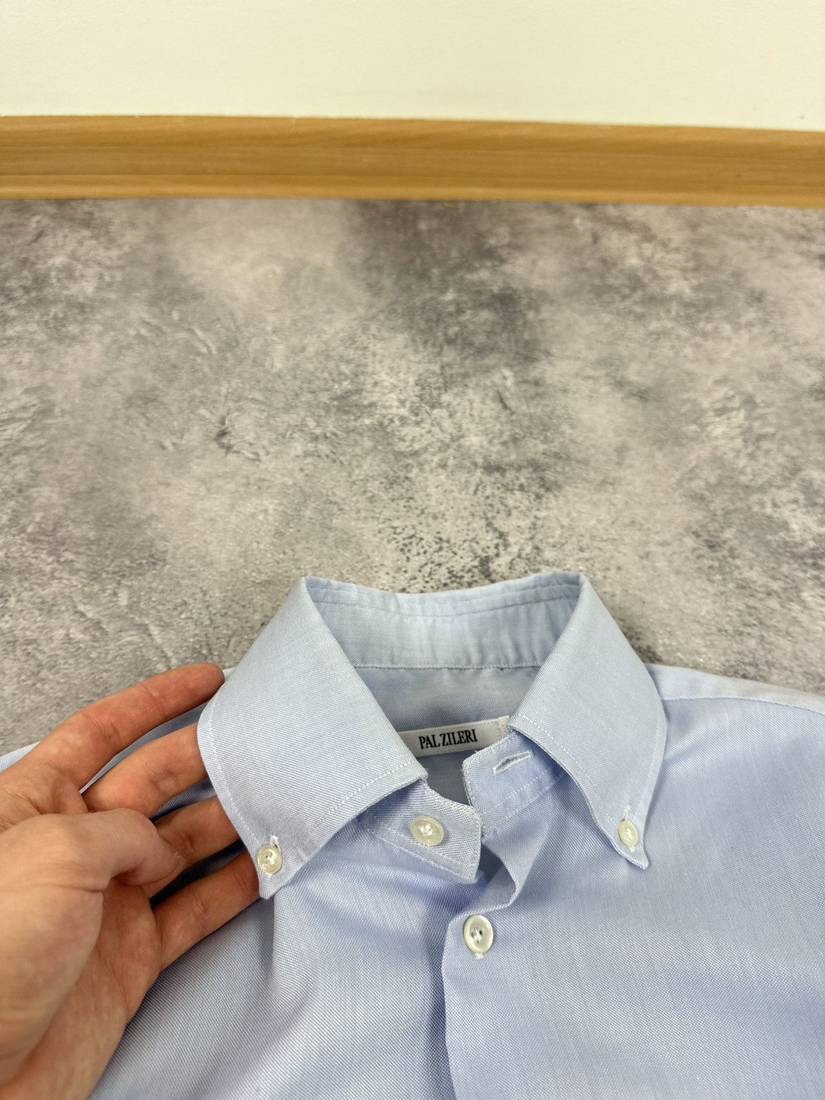 Pal Zileri Vintage Pal Zileri Luxury Formal Designer Shirt Button Up Size US S / EU 44-46 / 1 - 10 Thumbnail