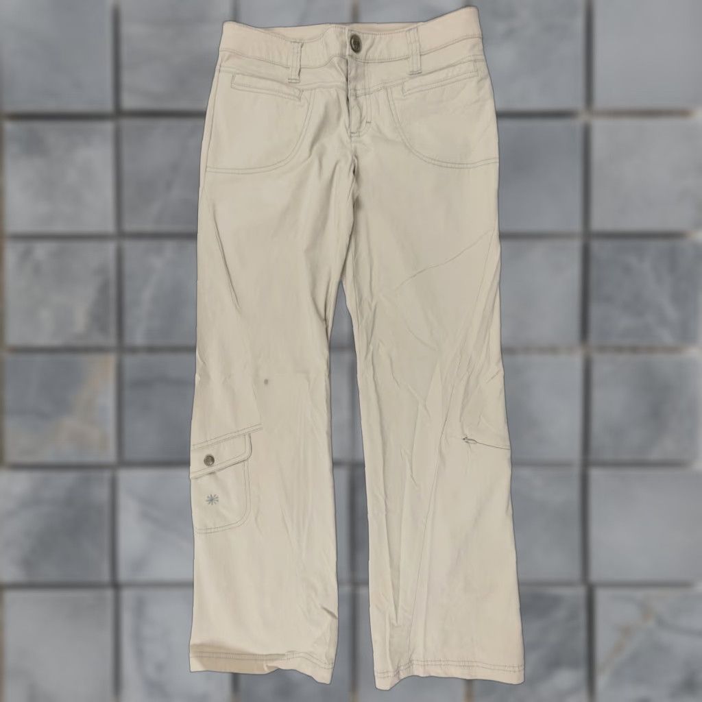 Athleta Athleta Pants Women's 4 Beige Stretch Chino Casual 30" Inseam Regular Outdoor Size 27" / US 4 / IT 40 - 1 Thumbnail