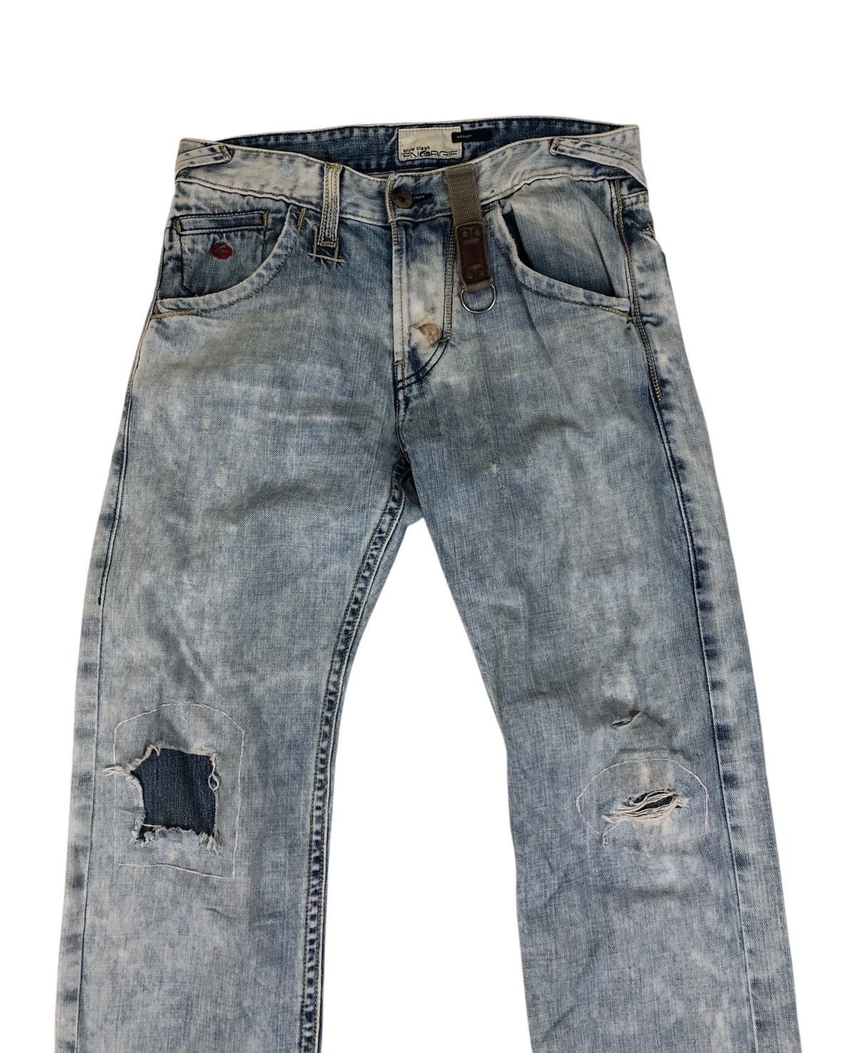 Energie Energie Distressed Ripped Denim Style Clash Jeans Size US 32 / EU 48 - 3 Thumbnail
