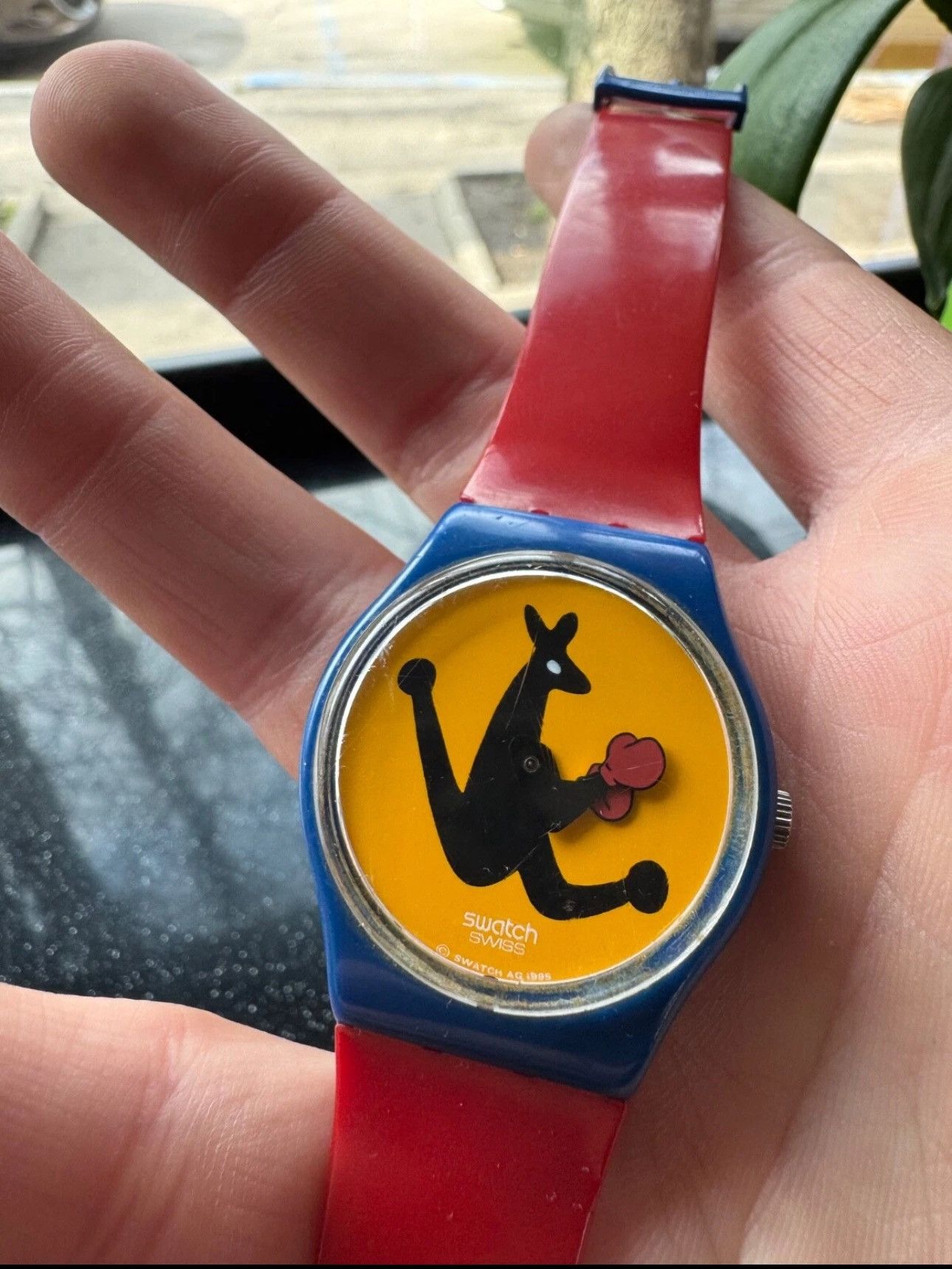 Swatch Swatch Watch Boxing 1996 Kangaroo Red Swiss Limited Edition Size ONE SIZE - 3 Thumbnail
