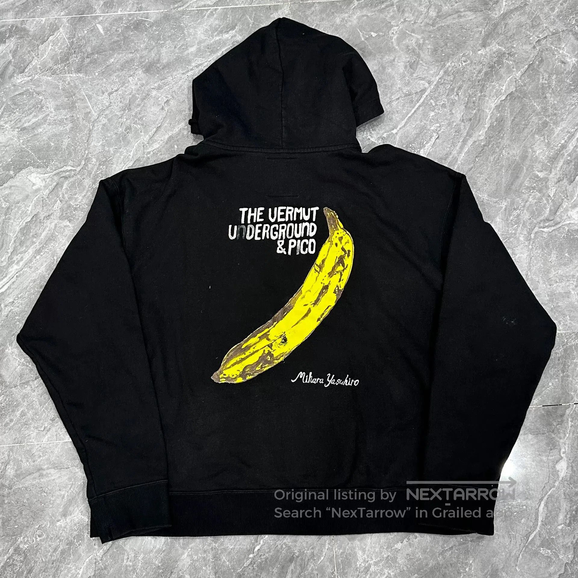 Maison Mihara Yasuhiro Black Hoodie.