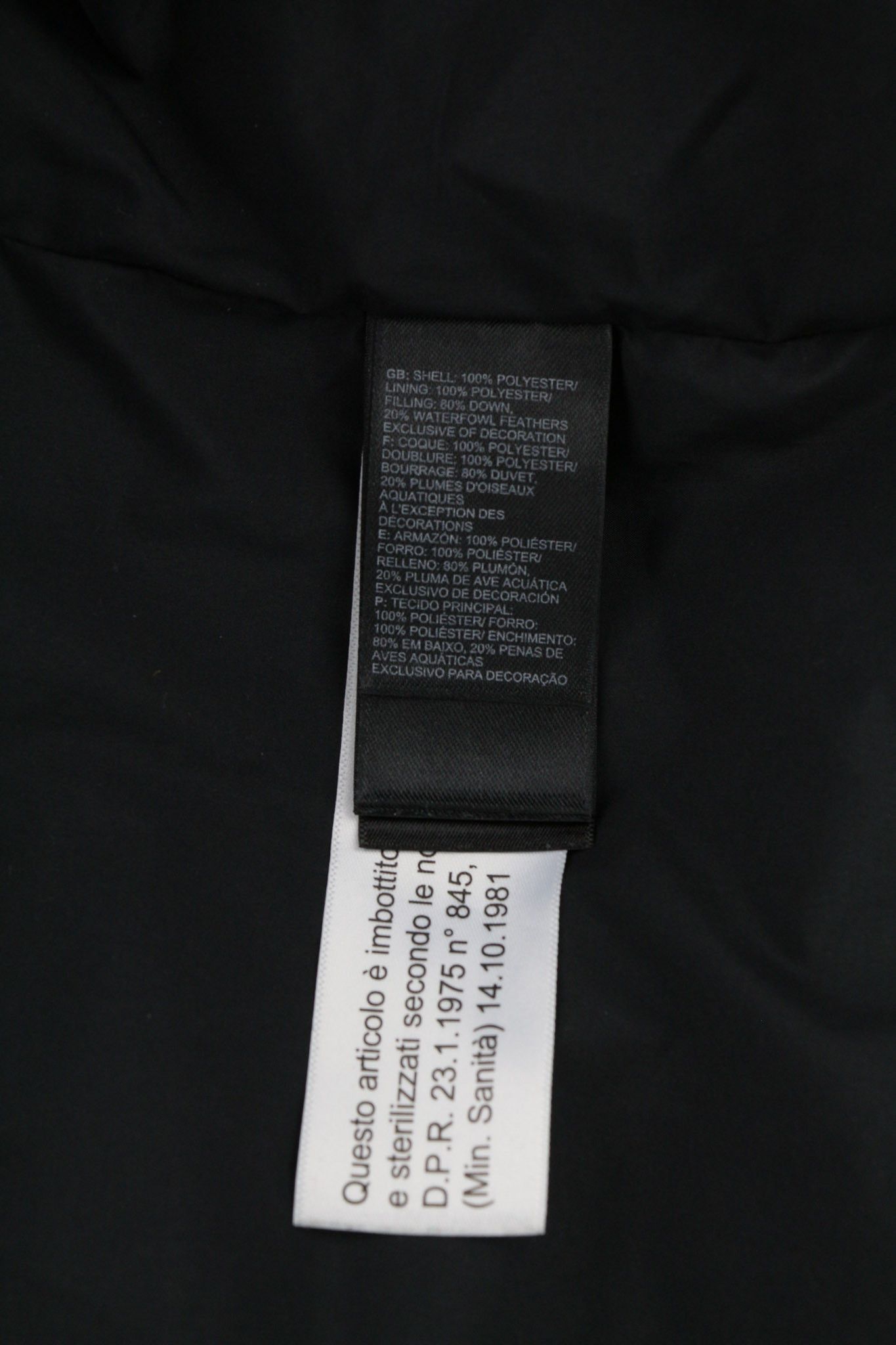 The North Face NF0A4R3K S Black Down Padded Long Puffer 81184 Size S / US 4 / IT 40 - 9 Thumbnail