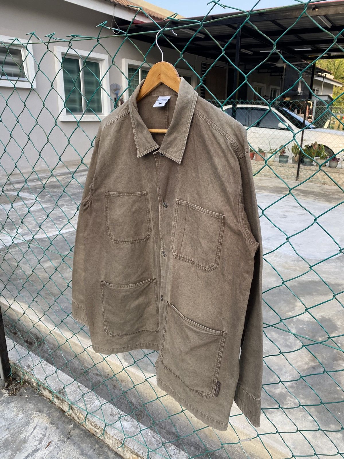 Columbia Distressed Columbia sun faded chore jacket Size US L / EU 52-54 / 3 - 4 Thumbnail