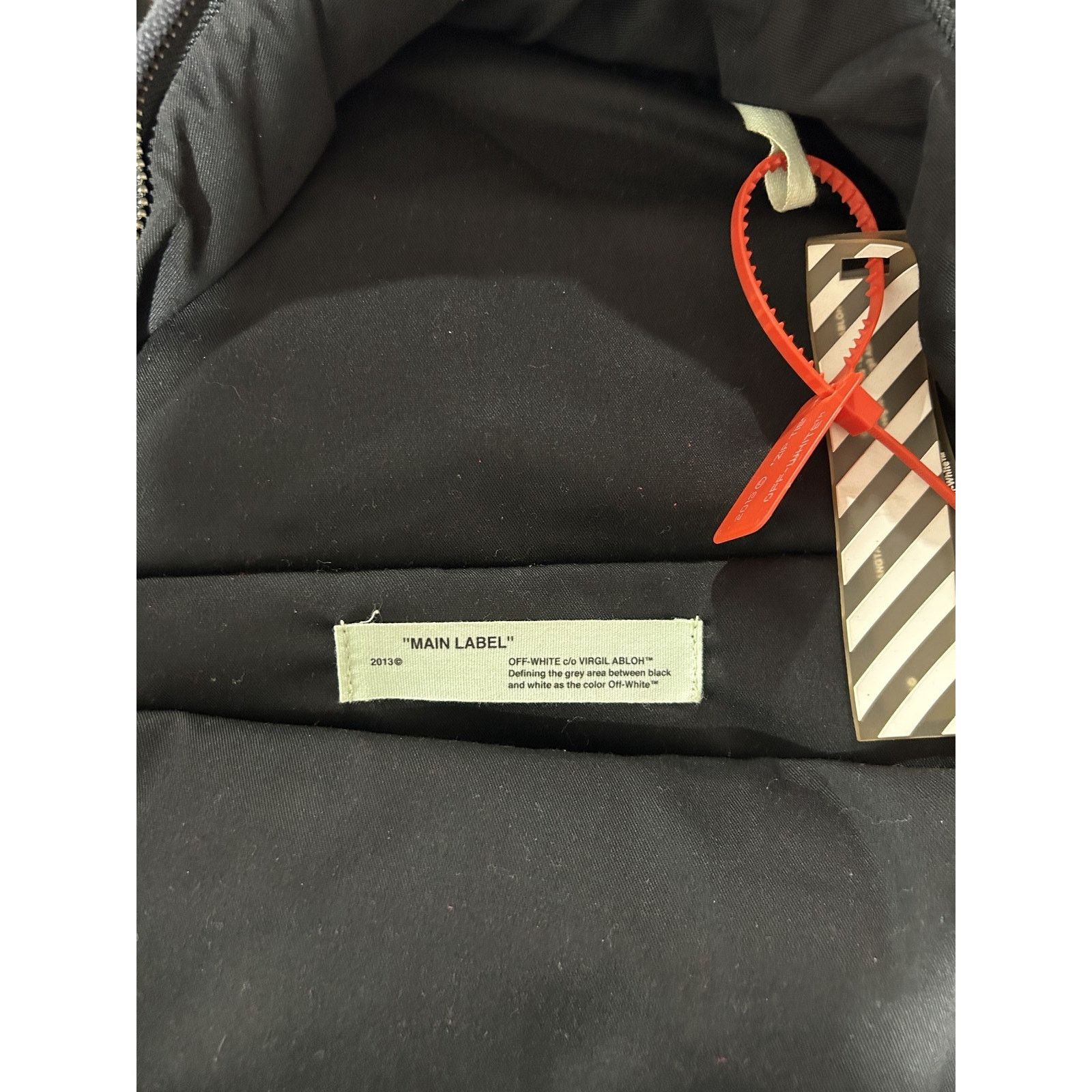 Off-White OFF-WHITE EMBROIDERED CHECKERED BACKPACK PREOWNED Size ONE SIZE - 4 Thumbnail