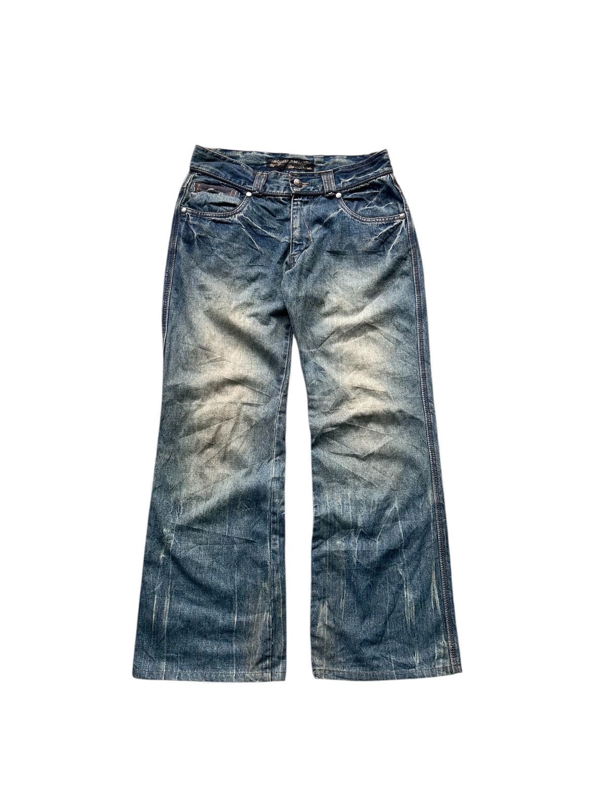 Designer × Japanese Brand Diamond Honey Distressed Double Pocket Size US 32 / EU 48 - 1 Thumbnail