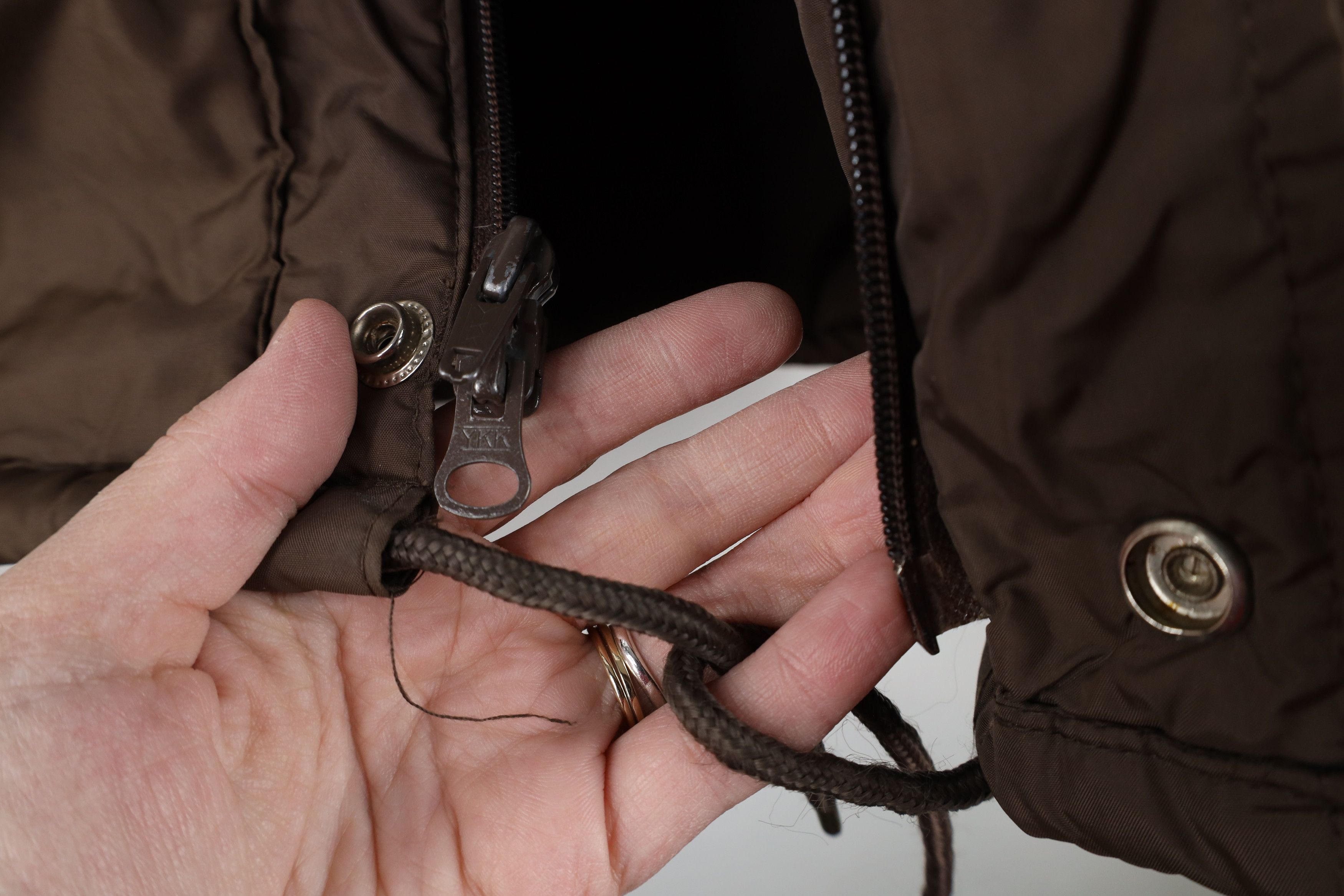 Vintage Vintage 70s Streetwear Duck Down Puffer Jacket Brown Size US S / EU 44-46 / 1 - 12 Thumbnail