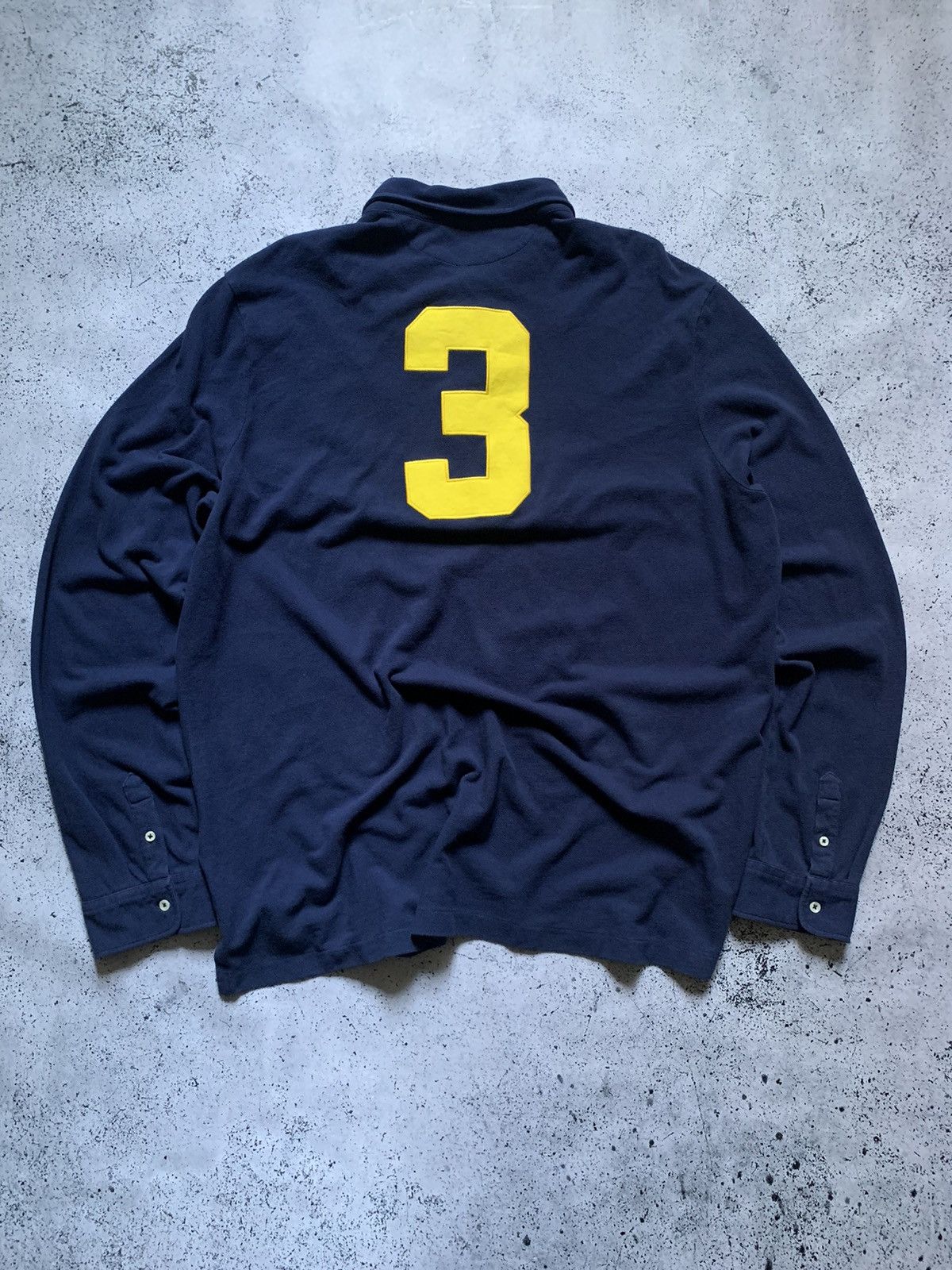 Vintage Vintage Polo Ralph Lauren Rugby Pony Longsleeve Y2K USA Size US XXL / EU 58 / 5 - 2 Thumbnail
