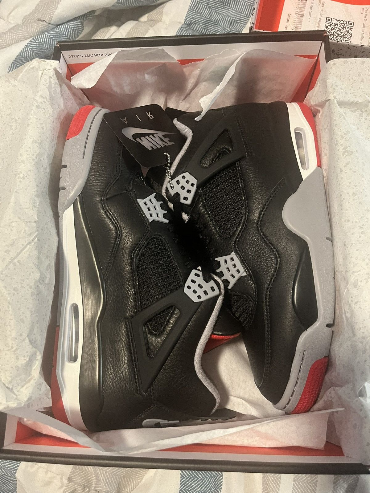 Jordan Brand Jordan IV Bred Reimagined Size US 10 / EU 43 - 4 Thumbnail