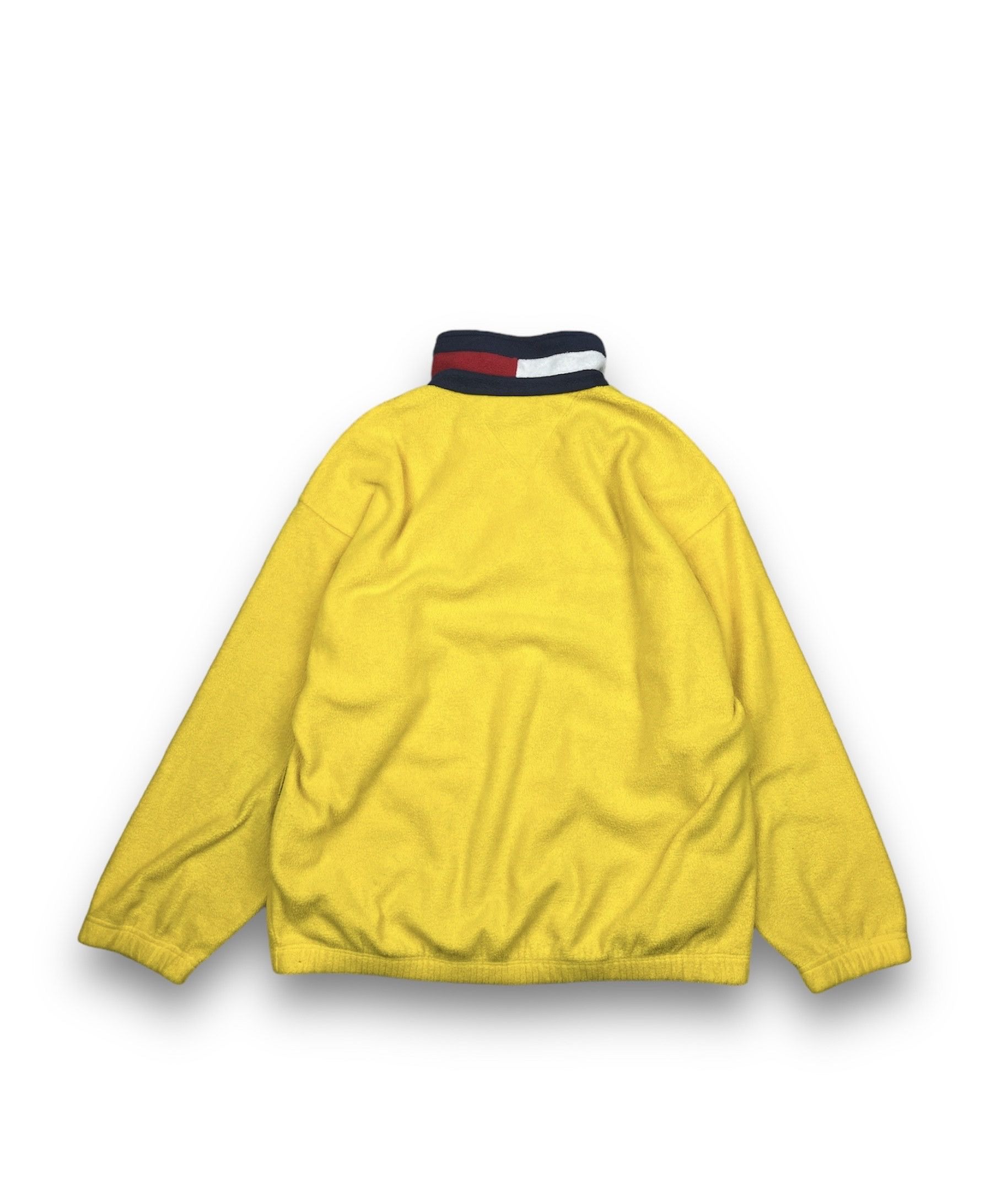 Tommy Hilfiger Tommy Hilfiger Vintage 1/4Zip Fleece Sweater Size Medium Size US M / EU 48-50 / 2 - 2 Thumbnail