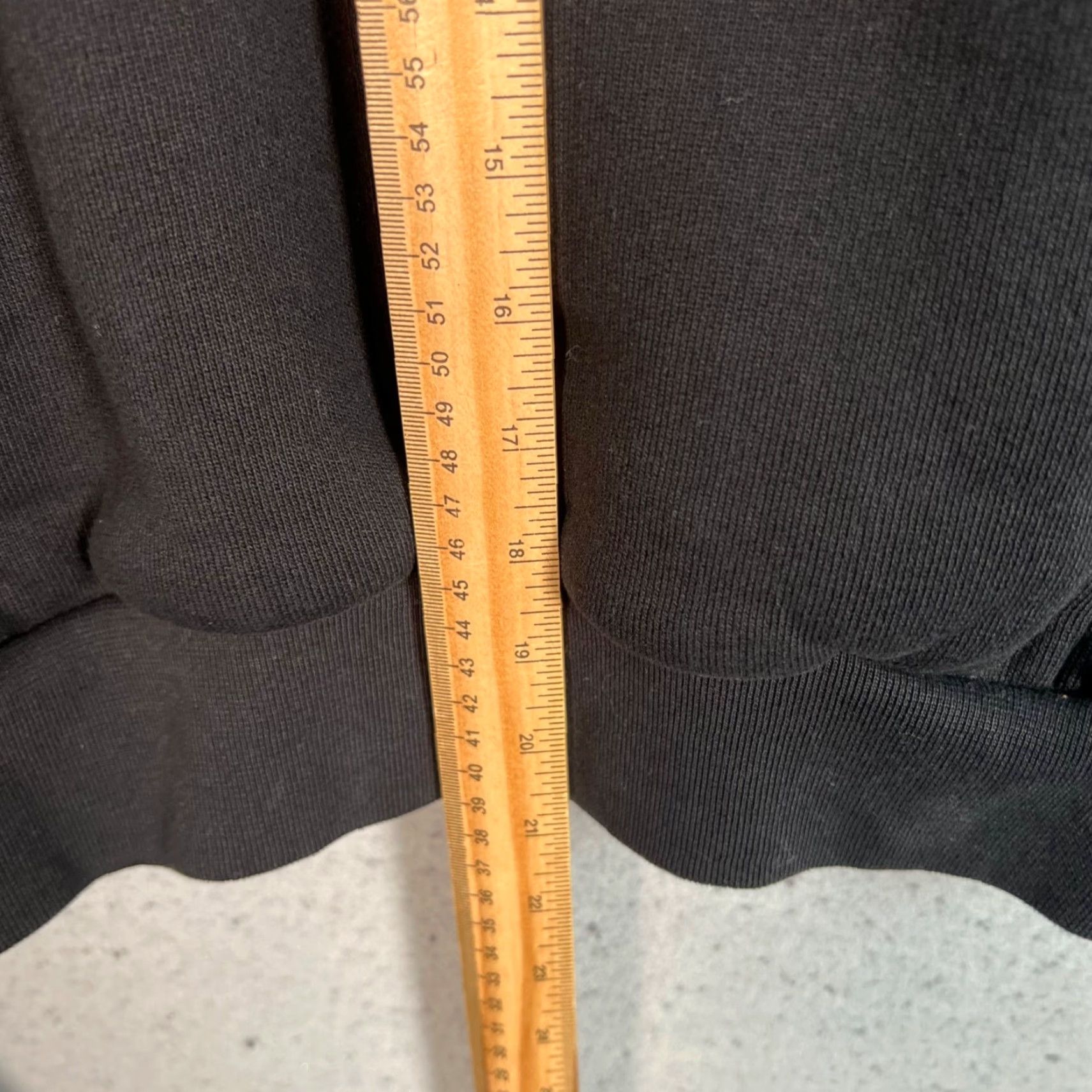 GmbH VINTAGE GmbH Womens Hoodie Pullover Activewear Medium Black Ribbed Cotton 90s Womens Size M / US 6-8 / IT 42-44 - 6 Thumbnail