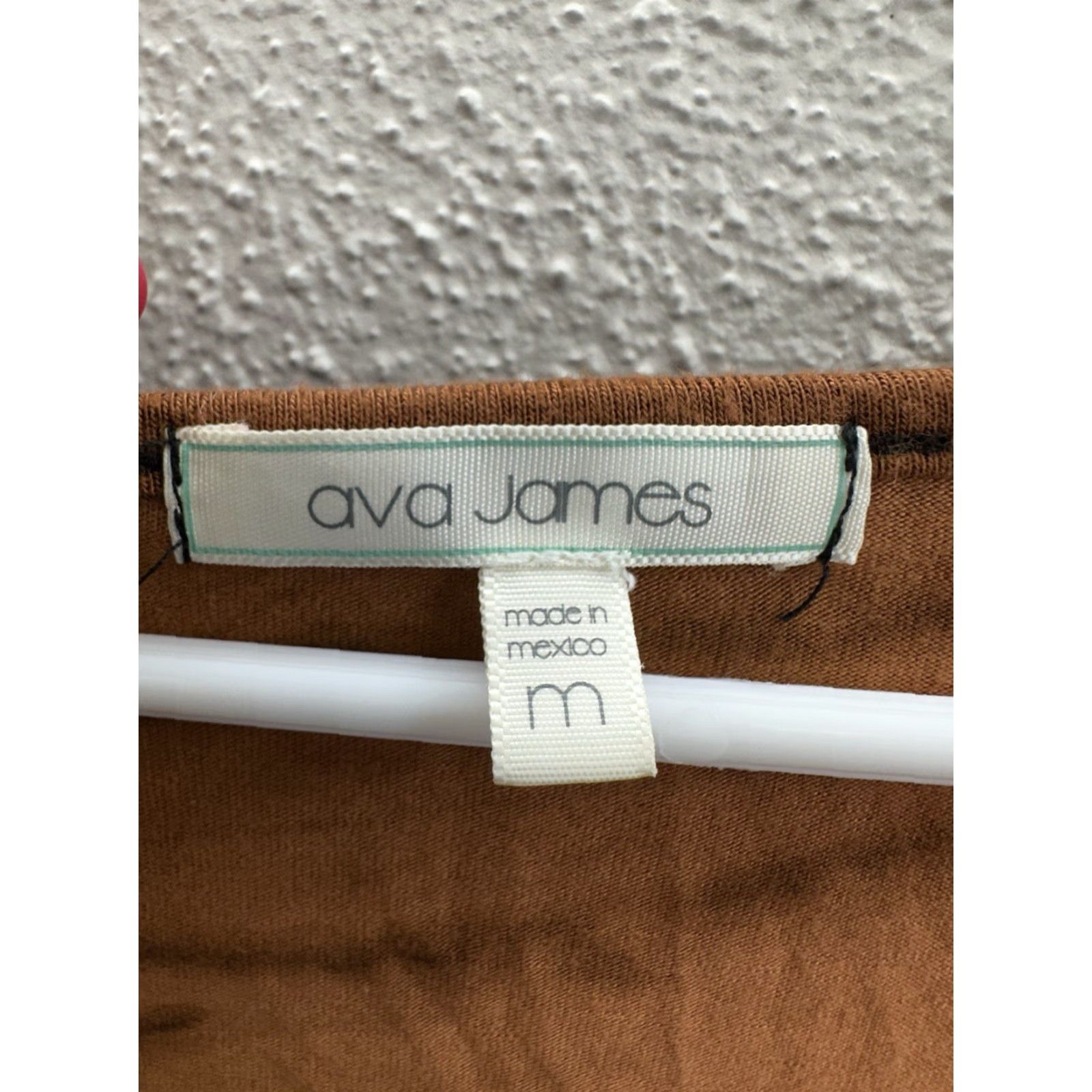 Vintage Ava James Womens Shirt Size Medium Black Brown Tye-Dye 3/4 Sleeve Size M / US 6-8 / IT 42-44 - 4 Thumbnail