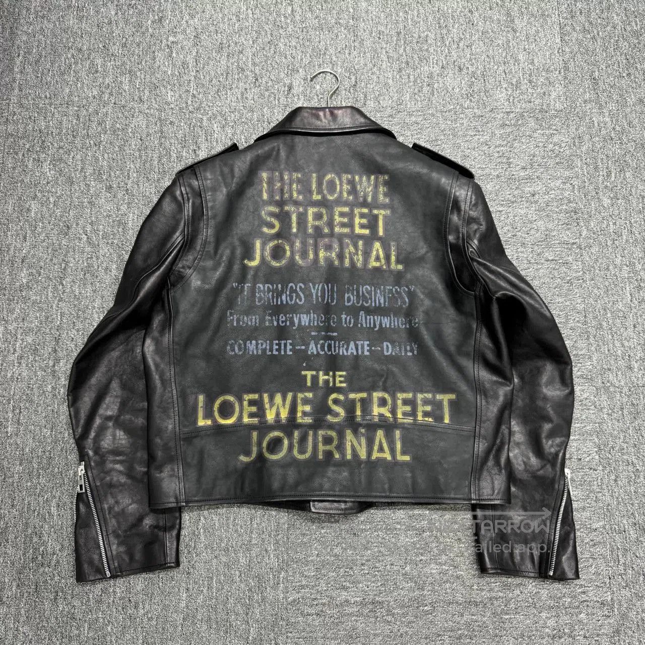 Loewe Loewe Street Journal Motorcycle Leather Jacket. Size US L / EU 52-54 / 3 - 2 Thumbnail