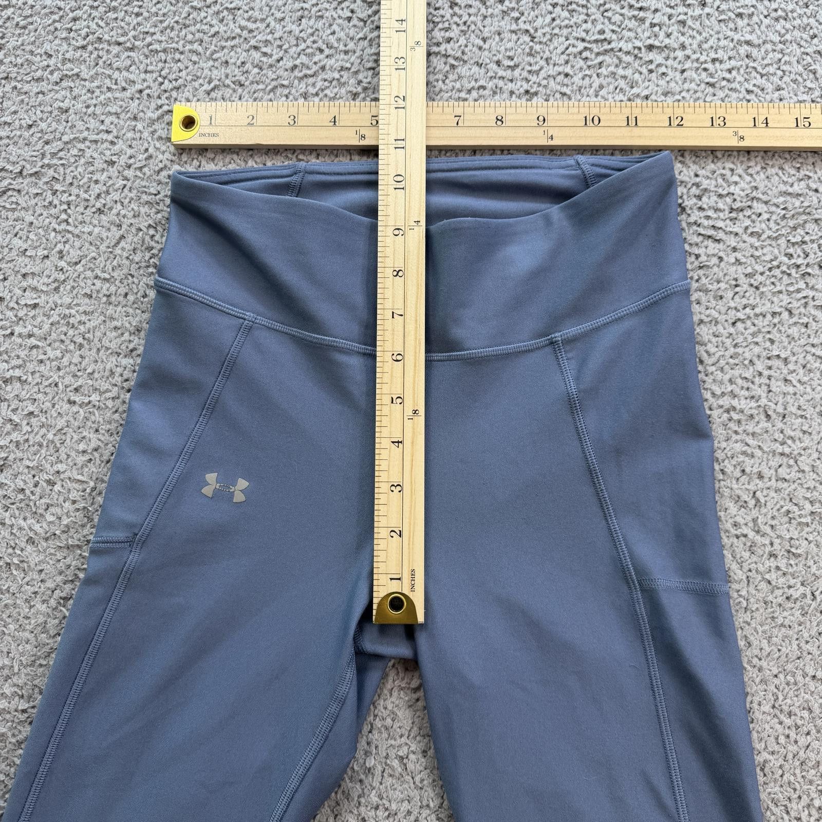 Under Armour Under Armour Women’s Blue Cropped Leggings Athletic Small Size 28" / US 6 / IT 42 - 2 Thumbnail