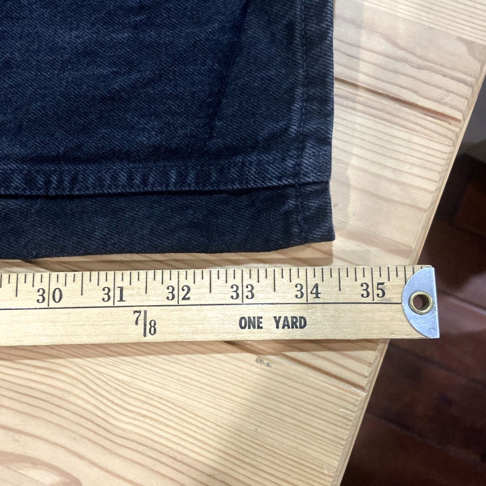 Levi's VINTAGE Levi's 550 Jeans Mens 36x36 Black 90s Made USA Denim Straight Relaxed 5-Pocket 36 Inseam mens Size US 36 / EU 52 - 6 Thumbnail