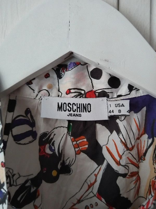 Moschino × Vintage Moschino Jeans tunic blouse dress Size L / US 10 / IT 46 - 2 Thumbnail