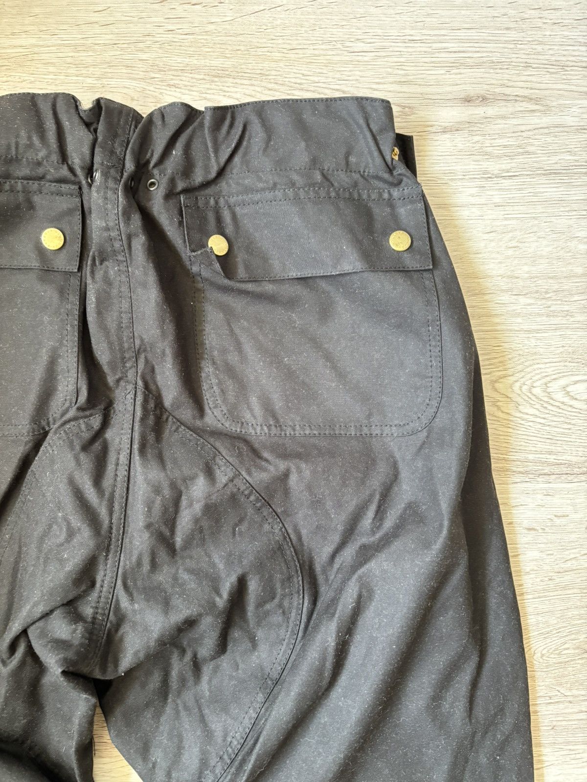 Barbour Barbour Bike Trousers C34 86cm Waxed Cotton Biker Pants Size US 34 / EU 50 - 14 Thumbnail