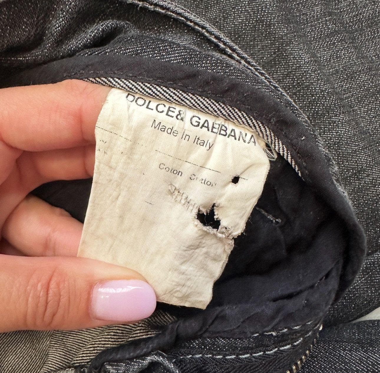 Dolce & Gabbana Dolce&Gabbana jeans vintage luxury black Size 26" / US 2 / IT 38 - 9 Thumbnail