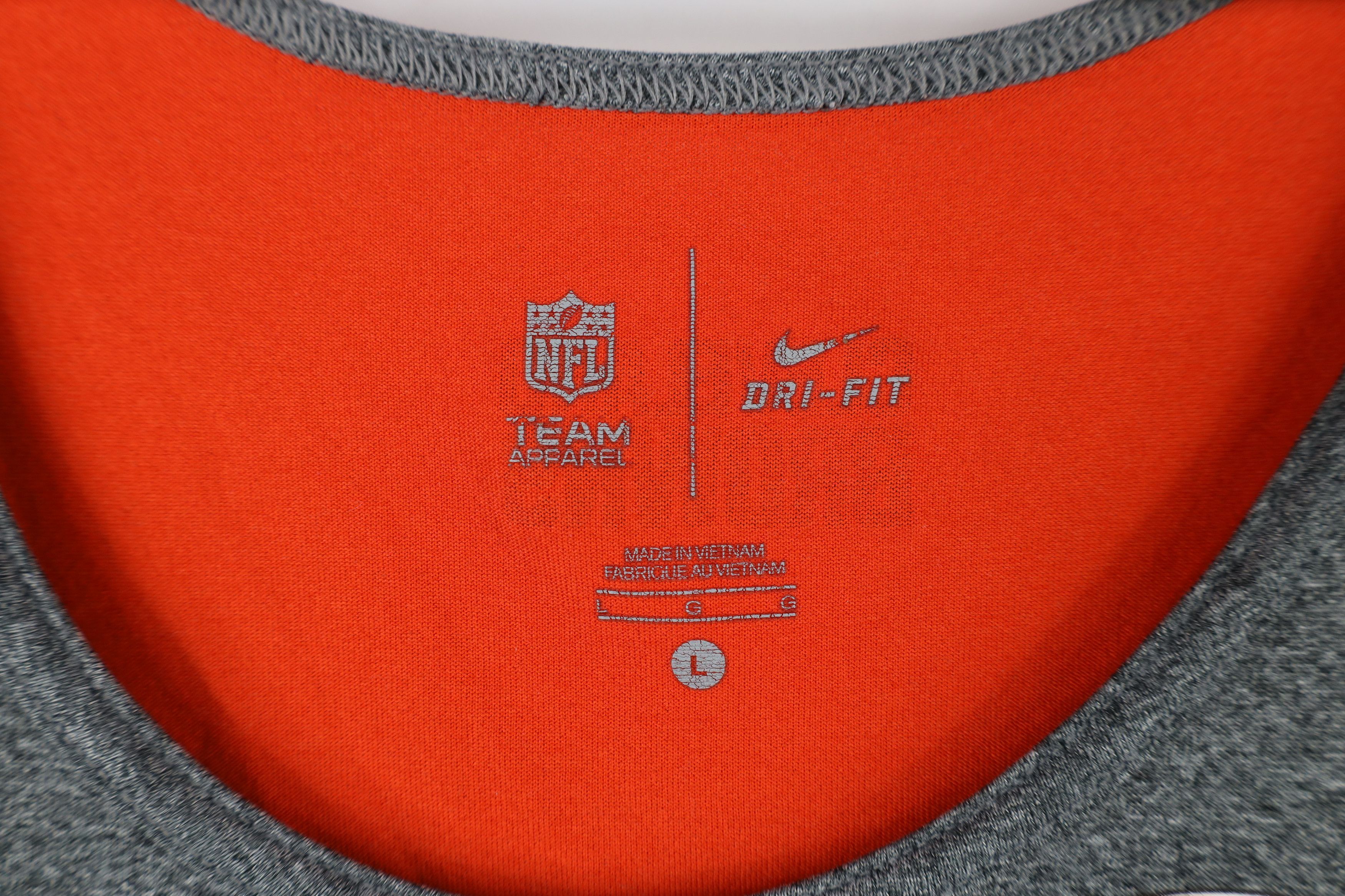 Nike × Vintage Nike Cleveland Browns Football Tank Top T-Shirt Heather Gray Size US L / EU 52-54 / 3 - 8 Thumbnail