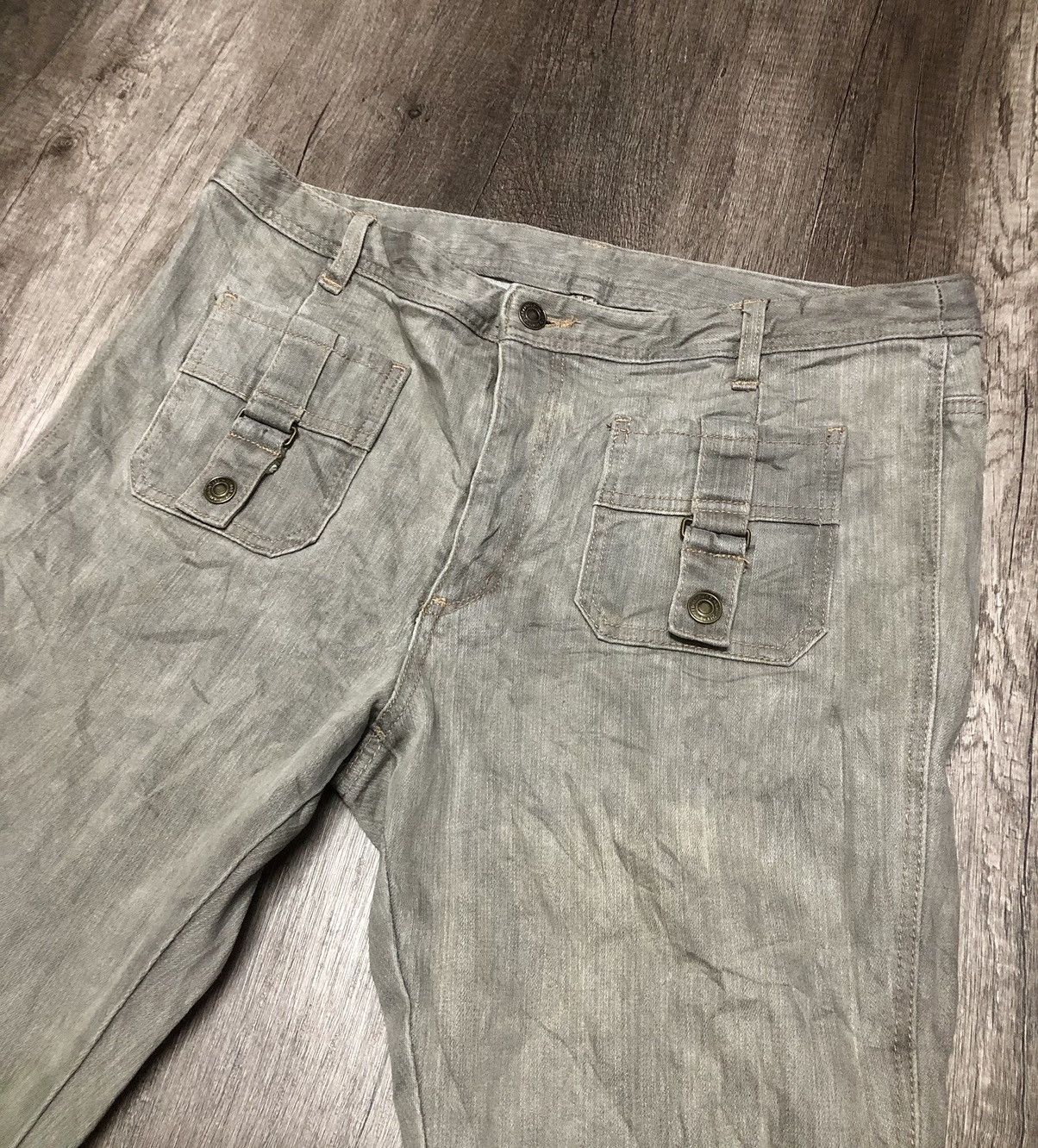 If Six Was Nine × Japanese Brand × Le Grande Bleu (L.G.B.) Vintage Bush Pant Denim Japanese Brand Unisex Size US 36 / EU 52 - 2 Thumbnail