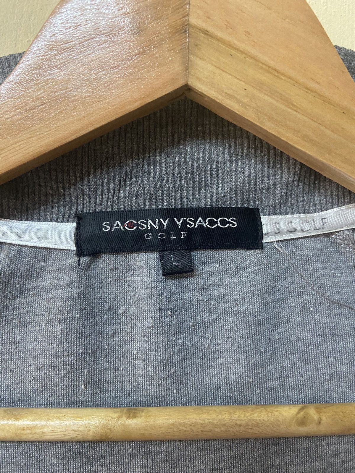Japanese Brand × Yohji Yamamoto Sacsny Ysaccs Golf Sweater Size US L / EU 52-54 / 3 - 11 Thumbnail