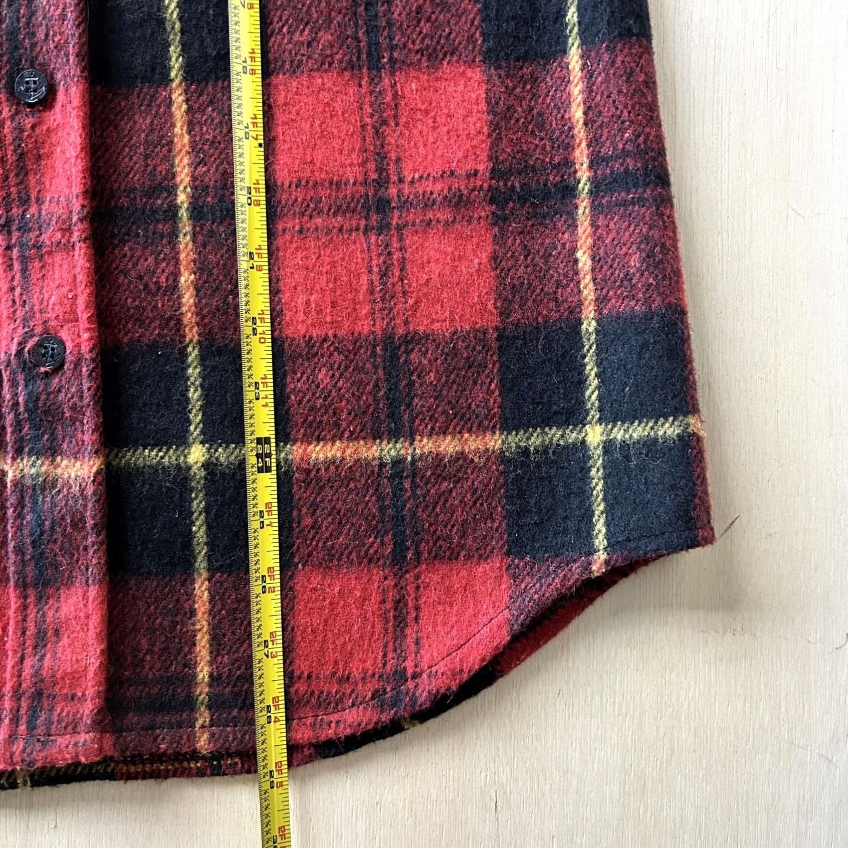 Vintage Michael Richards Red Plaid Flannel Jacket Mens Small - Linen, Button Pockets, Workwear Size US S / EU 44-46 / 1 - 4 Thumbnail