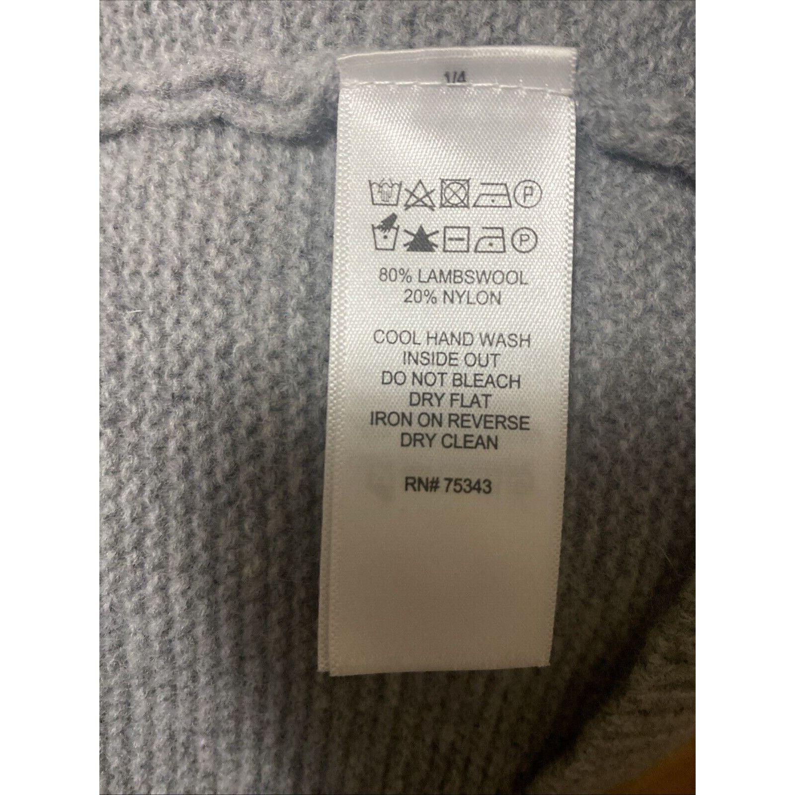 Other Lambswool Wool TABITHA WEBB Gray Cardigan Buttons Medium Size M / US 6-8 / IT 42-44 - 8 Thumbnail
