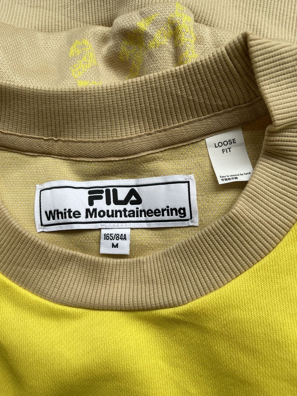 Fila × White Mountaineering White Mountaineering X Fila Crop Crewneck Size US M / EU 48-50 / 2 - 5 Thumbnail