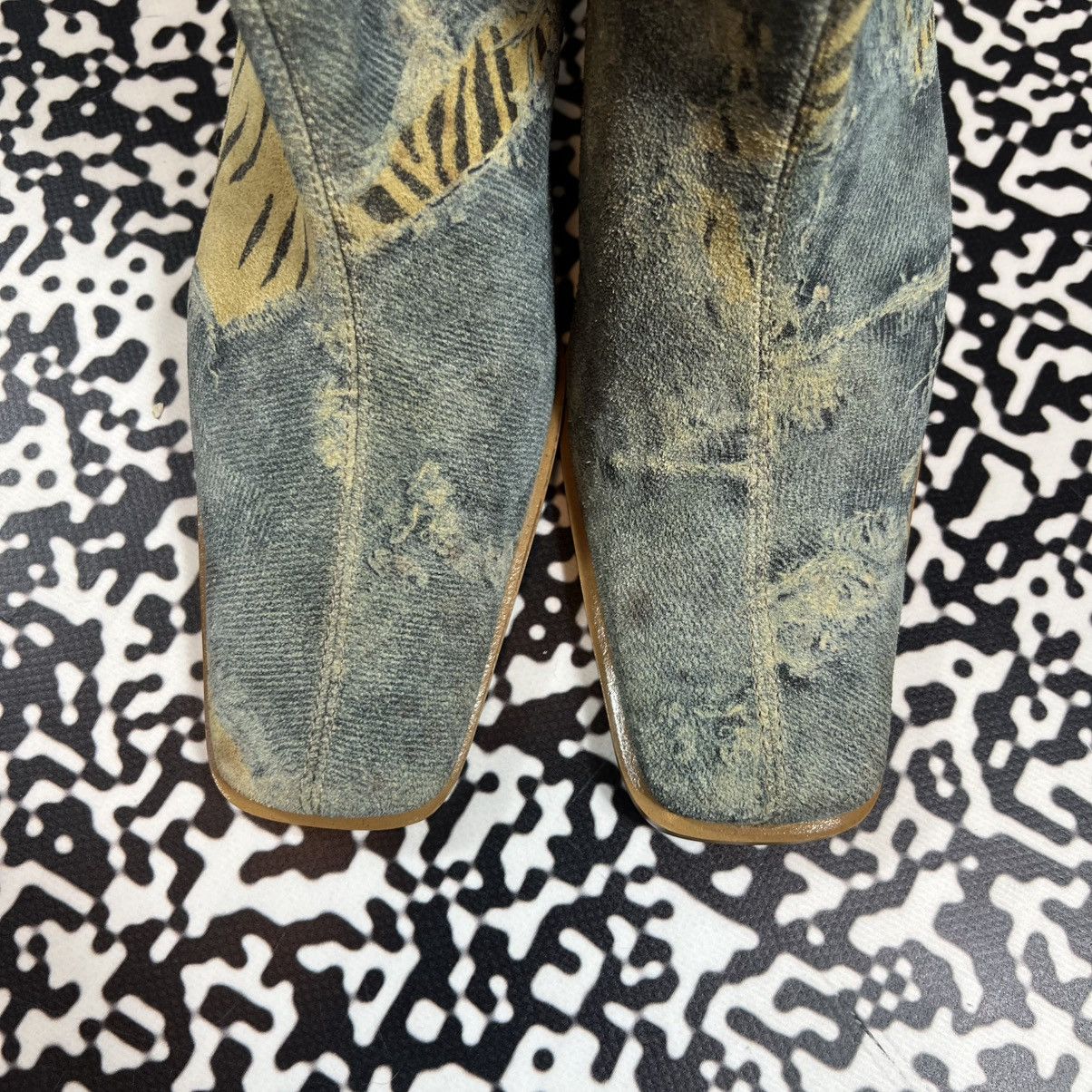 Japanese Brand Vintage Y2K Japanese Retro Cavalli Zebra Style Boots Size US 11 / IT 41 - 10 Thumbnail