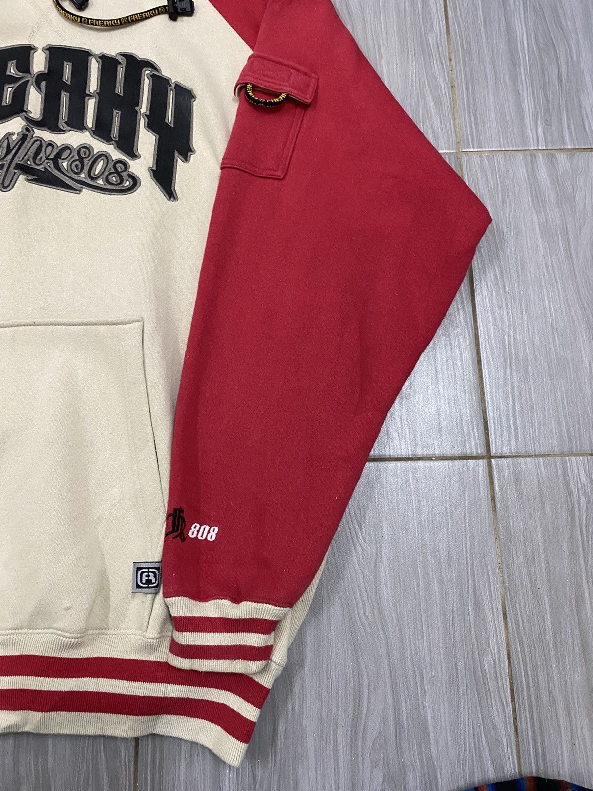 Vintage Vintage Freaky Heavy Hoodie Pullover Size US XL / EU 56 / 4 - 4 Thumbnail