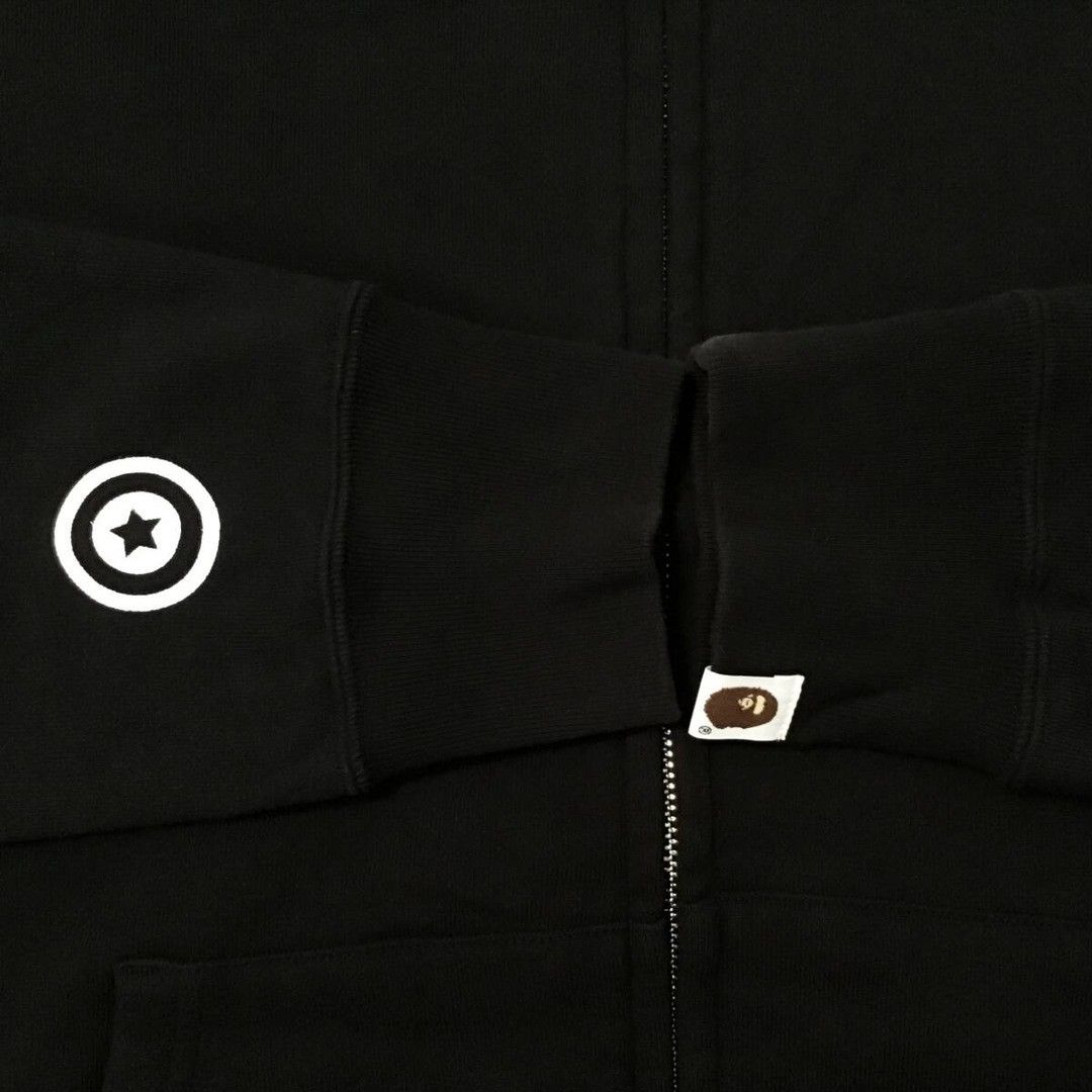 Bape BAPE Blue camo x black shark full zip hoodie a bathing ape Size US M / EU 48-50 / 2 - 6 Thumbnail