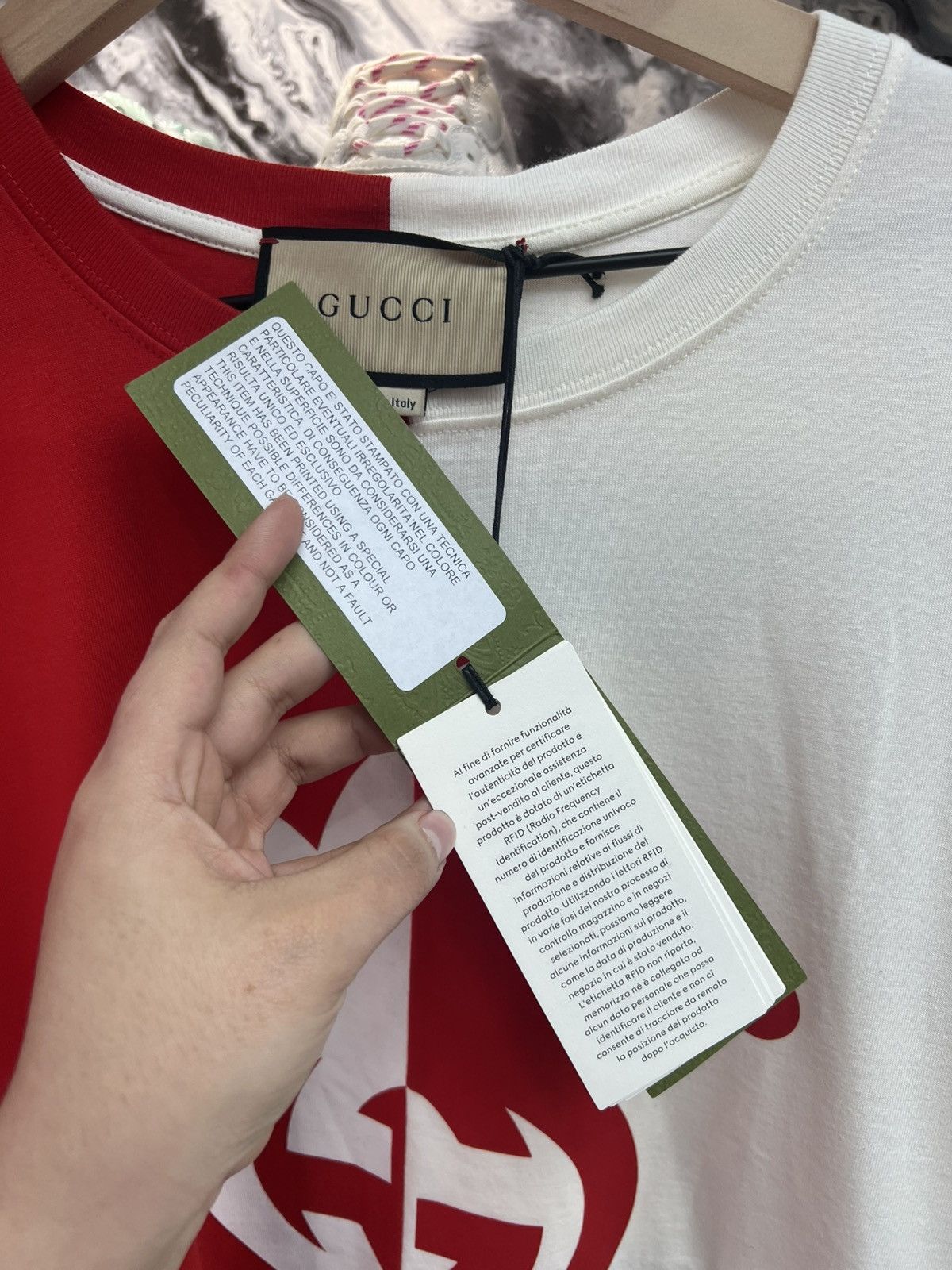 Gucci Gucci Jester Pint Red/White Tee Size US S / EU 44-46 / 1 - 9 Thumbnail