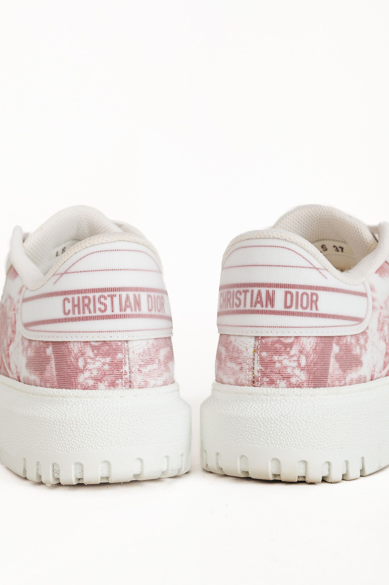 Dior Dior Addict Toile de Jouy Neoprene Low-Top Sneakers Size US 6.5 / IT 36.5 - 10 Thumbnail