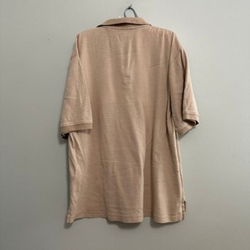 Eddie Bauer Vintage Eddie Bauer cream micro stripe polo size M Size US M / EU 48-50 / 2 - 3 Thumbnail
