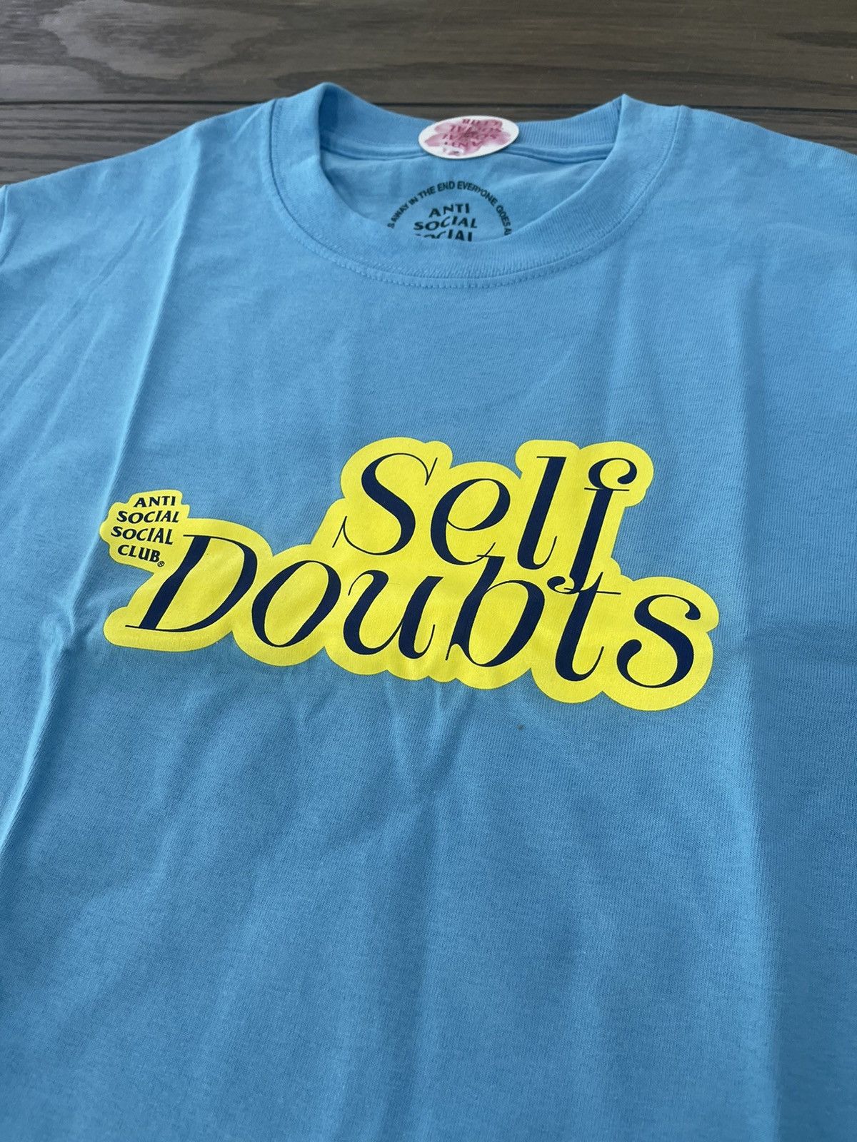 Anti Social Social Club × Designer ‼️ ASSC Anti Social Club I Doubt It Tee Blue Size Small ‼️ Size S / US 4 / IT 40 - 7 Thumbnail