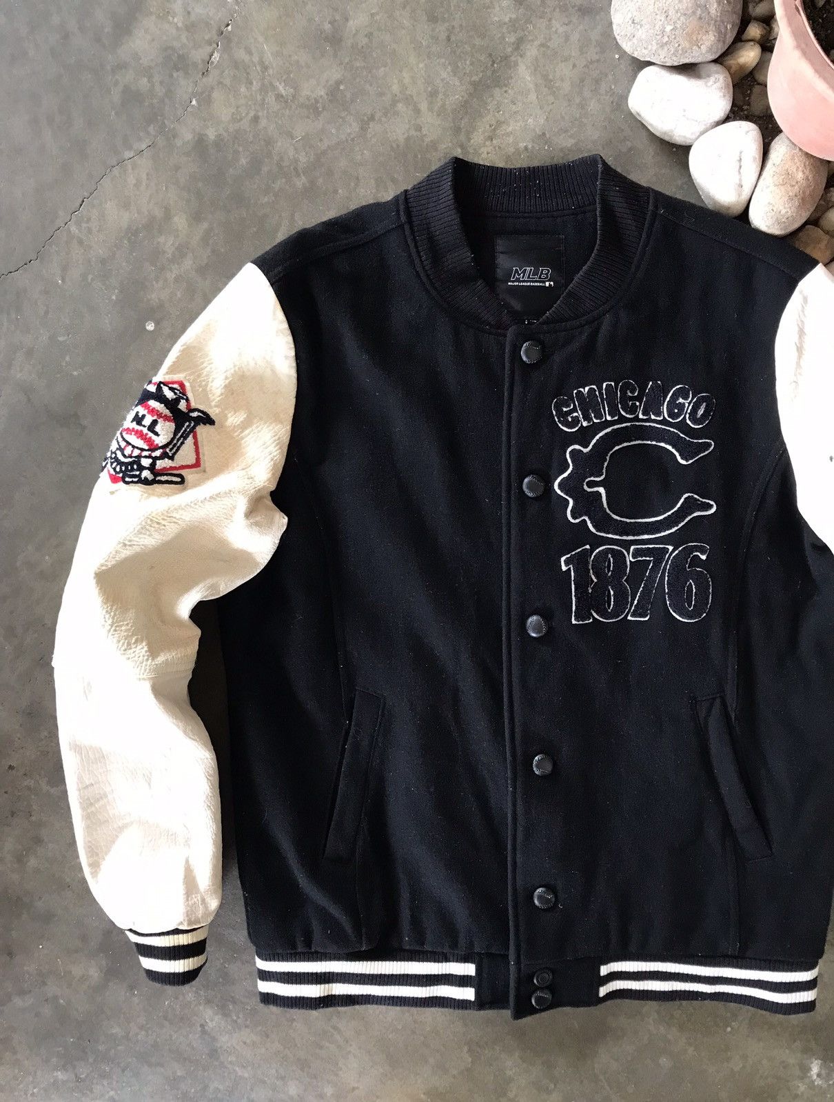 MLB × Vintage VINTAGE MLB Chicago 1876 Varsity Jacket 🔥 Size US L / EU 52-54 / 3 - 4 Thumbnail