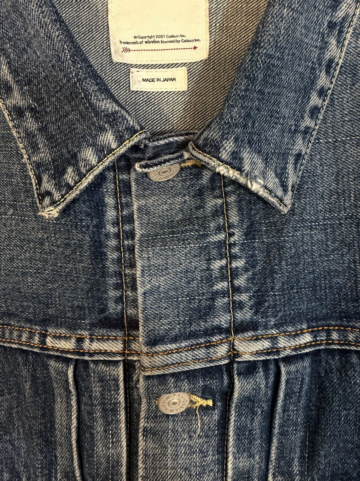 Visvim Visvim D1001 Denim Jacket - Size 4 – Hand Distr Size US XL / EU 56 / 4 - 6 Thumbnail
