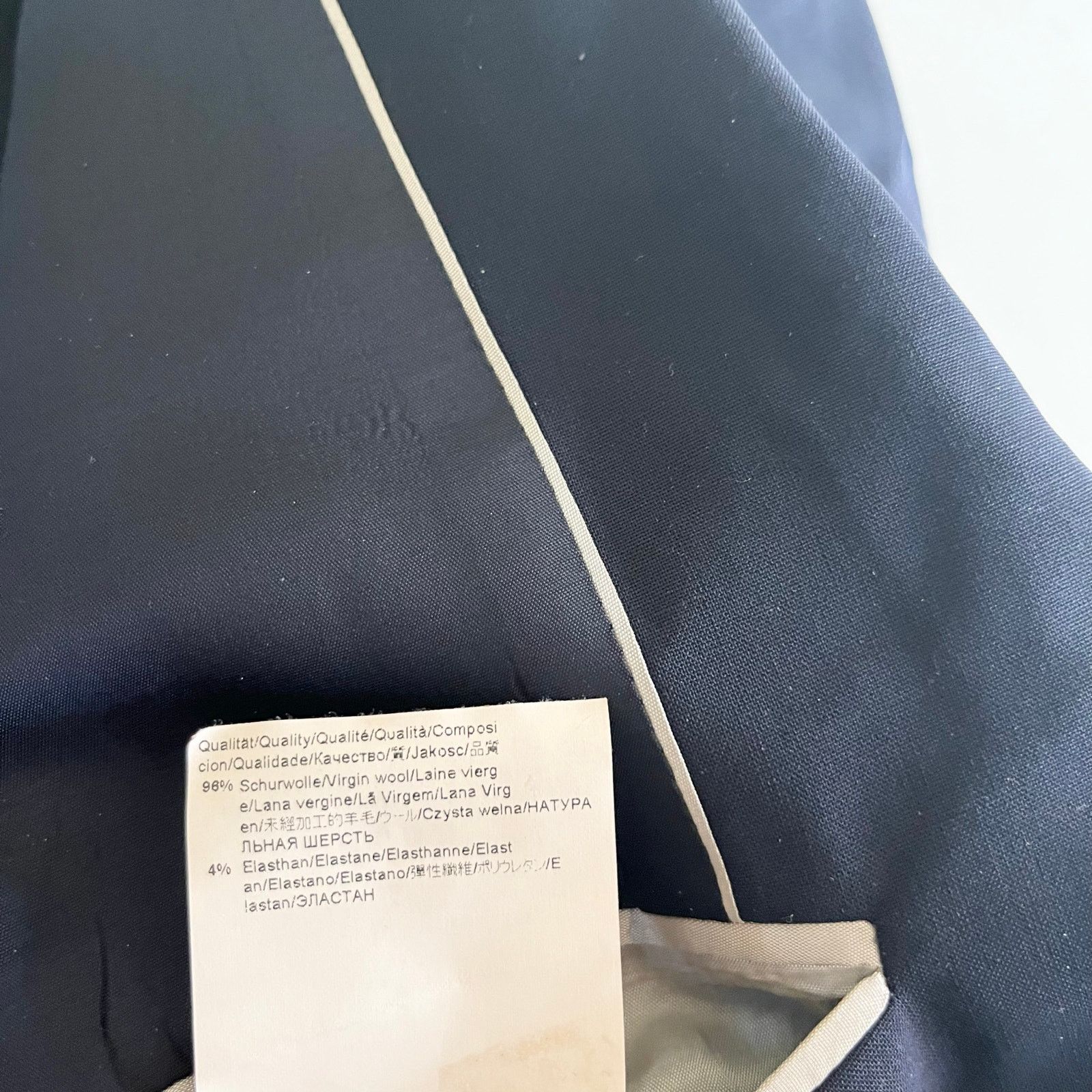 Hugo Boss BOSS Hugo Boss The Jam75/Sharp3 Blue Wool Blazer Jacket 40R Size 40R - 10 Thumbnail