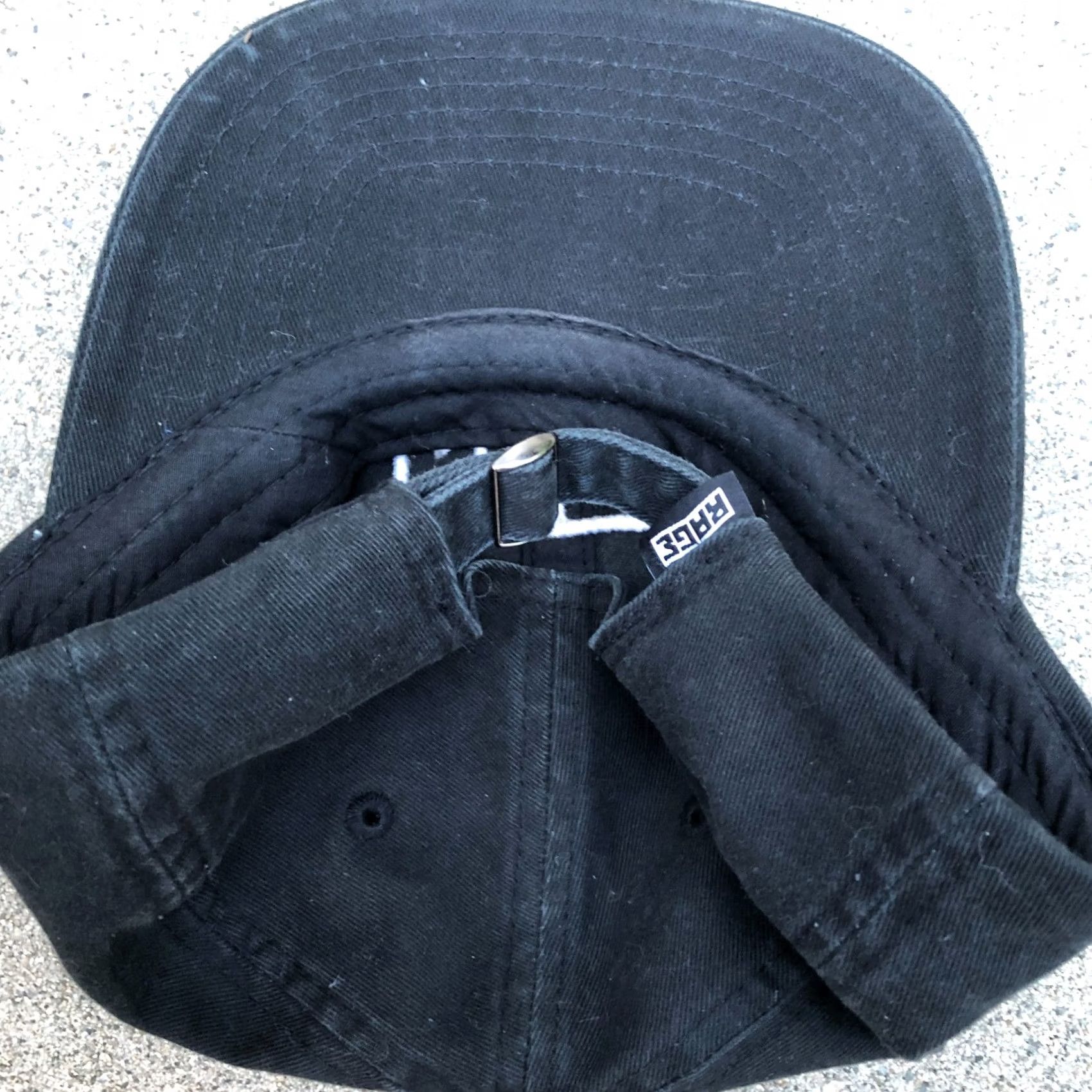 Orage RAGE Baseball Hat Men's One Size Dad Cap Black Adjustable Cotton Size ONE SIZE - 3 Thumbnail