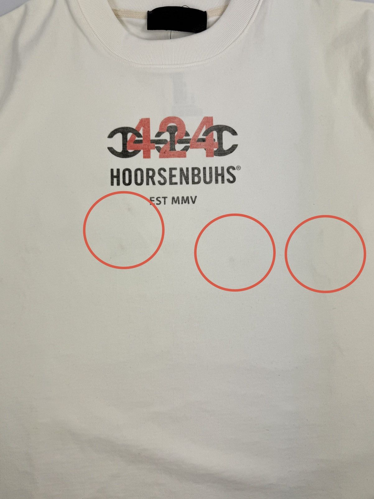 424 × Hoorsenbuhs 424 x HOORSENBUNS LAYERED THERMAL LOGO PRINT T-SHIRT Size US S / EU 44-46 / 1 - 5 Thumbnail