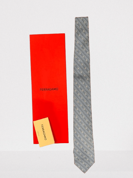Salvatore Ferragamo o1s1rm1024 Size: OS / Silk Tie in Multicolor Size ONE SIZE - 1 Preview