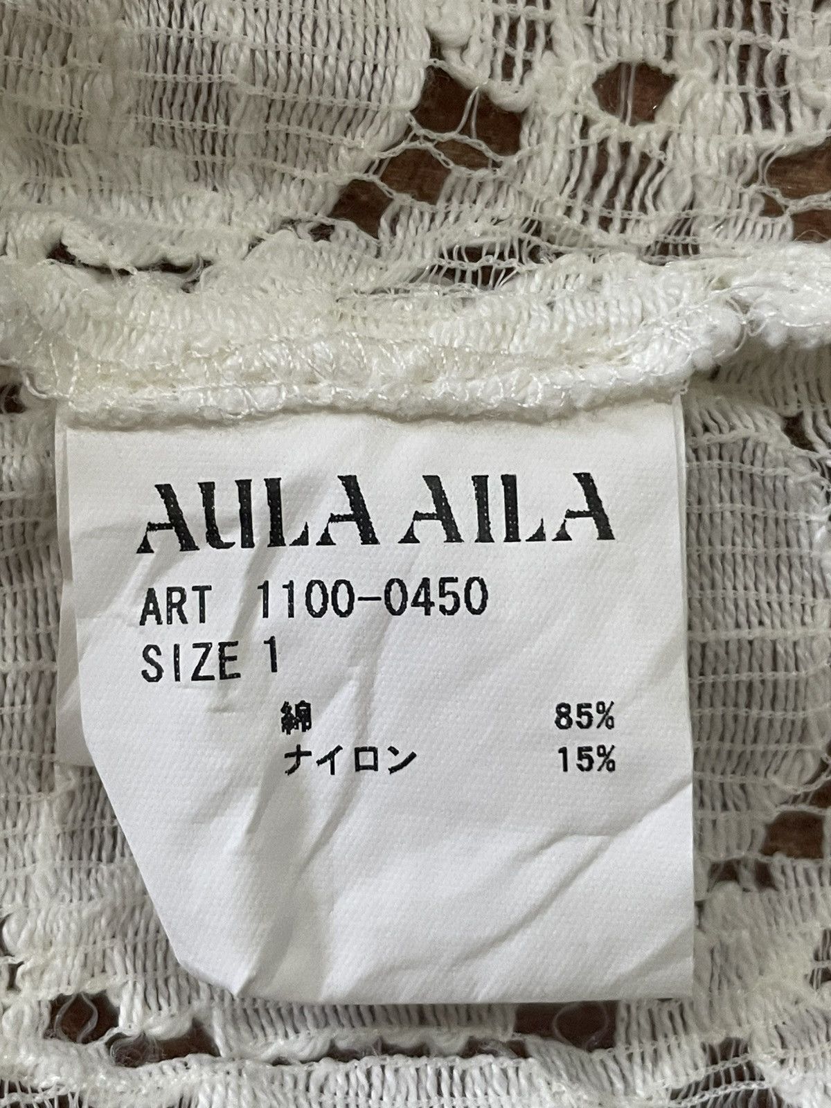 Japanese Brand Aula Aila Embroidery Top Size S / US 4 / IT 40 - 5 Thumbnail
